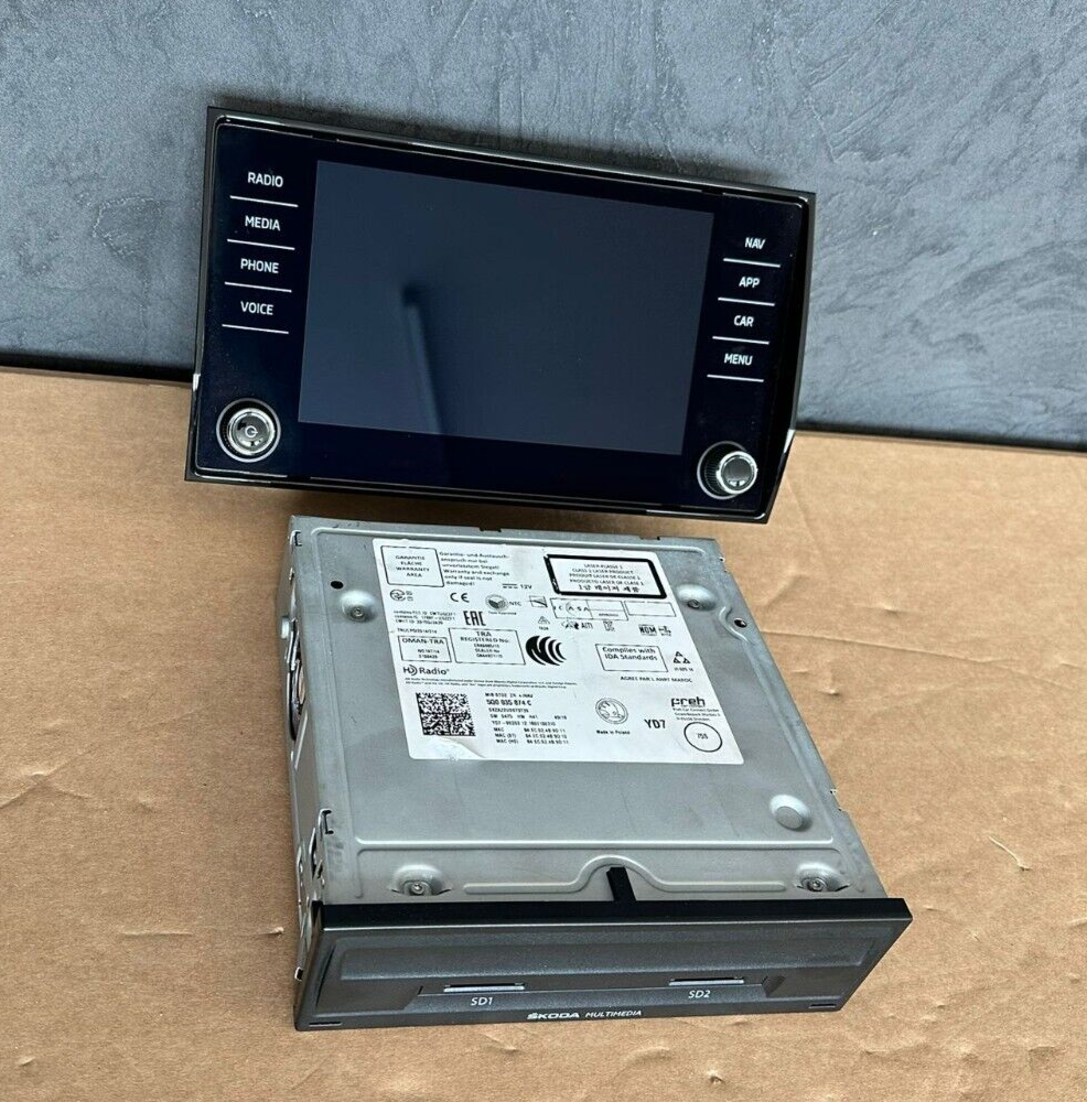 SKODA KODIAQ NAVIGATIONSSYSTEM STEUERGERÄT +TOUCH SCREEN 565919605B + 5Q0035874C - Obrázek 6