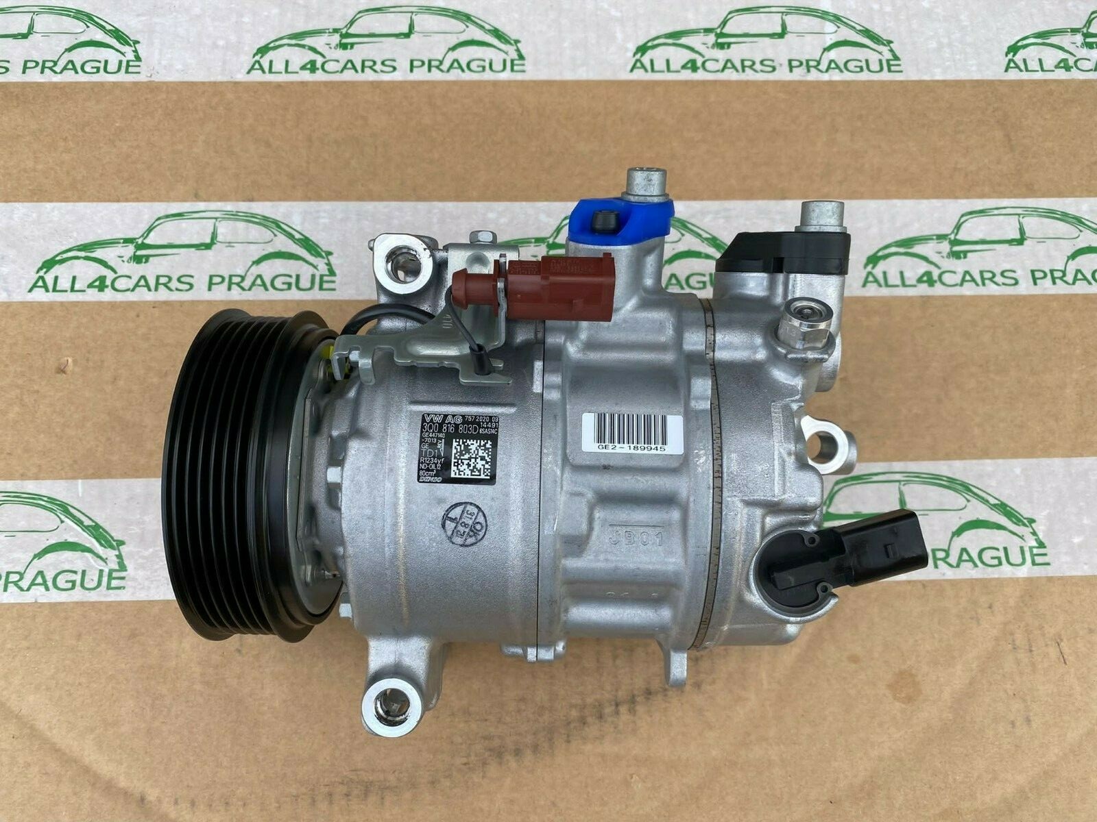 SKODA KOMPRESSOR KLIMA KLIMAKOMPRESSOR 3Q0816803D / 3Q0 816 803 D ORIG NEU!!!