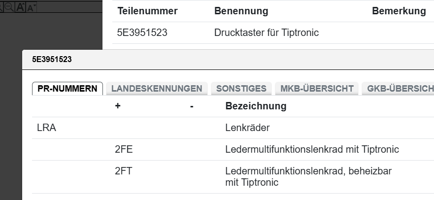 ŠKODA LENKRAD SCHALTWIPPEN FÜR TIPTRONIC LINKS + RECHTS 5E3951523 ORIG NEU TEIL - Obrázek 6