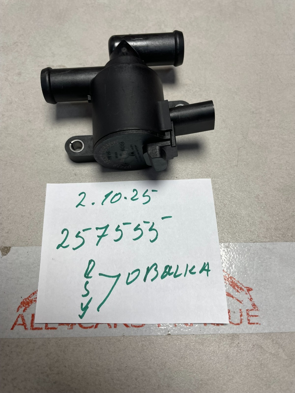 ŠKODA VW STEUER KÜHLMITTEL REGEL VENTIL 5Q0906457K ORIG. VW !! NEU !! - Obrázek 17