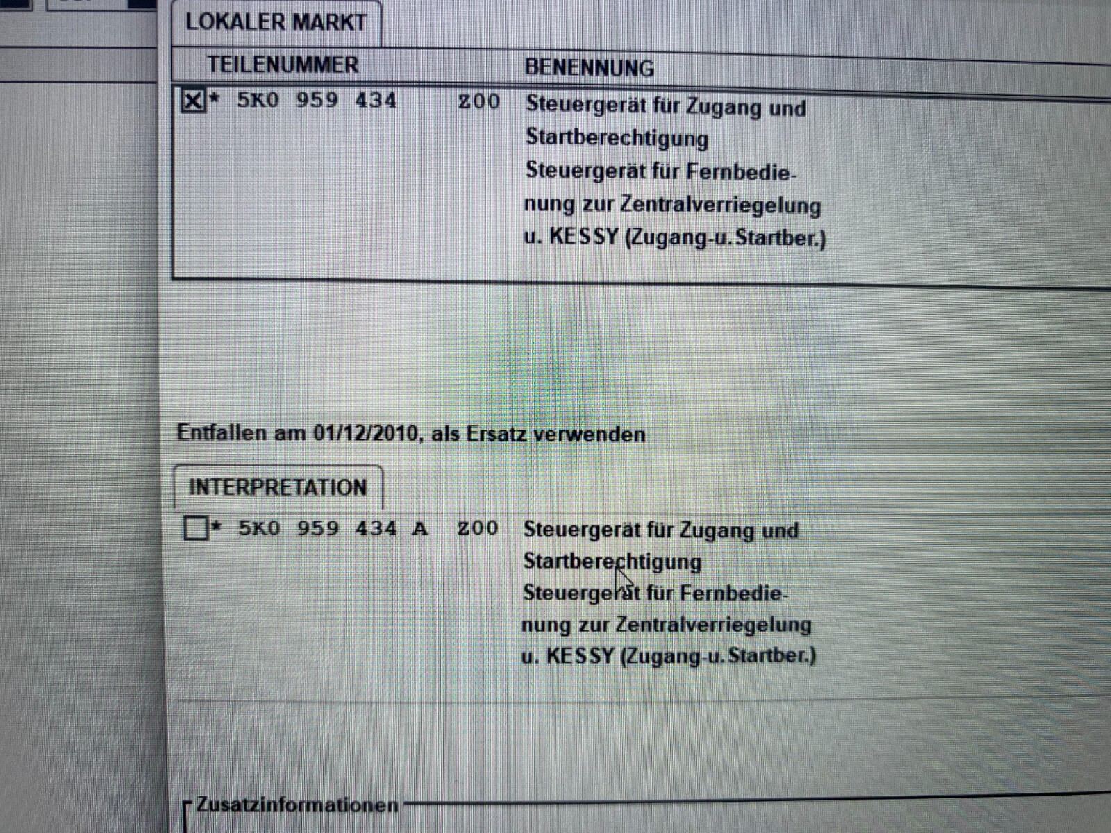 SKODA VW STEUERGERÄT ZUGANG KESSY STARTBERECHTIGUNG 5K0959434 FAST NEU DEM T CAR - Obrázek 11