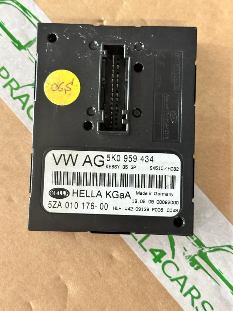 SKODA VW STEUERGERÄT ZUGANG KESSY STARTBERECHTIGUNG 5K0959434 FAST NEU DEM T CAR - Obrázek 5