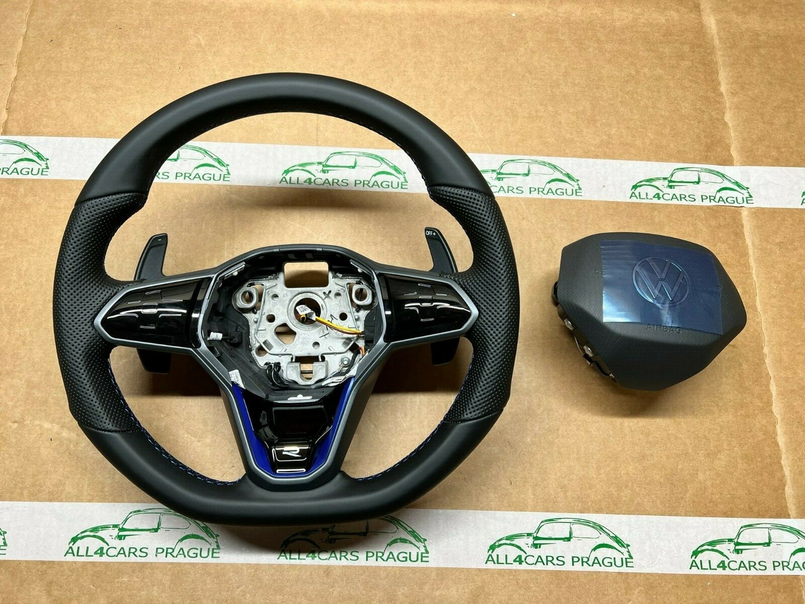 VW ARTEON GOLF TIGUAN TOUAREG MULTIFUNKTIONSLENKRAD BEHEIZBAR MIT R PADDELS - Obrázek 3