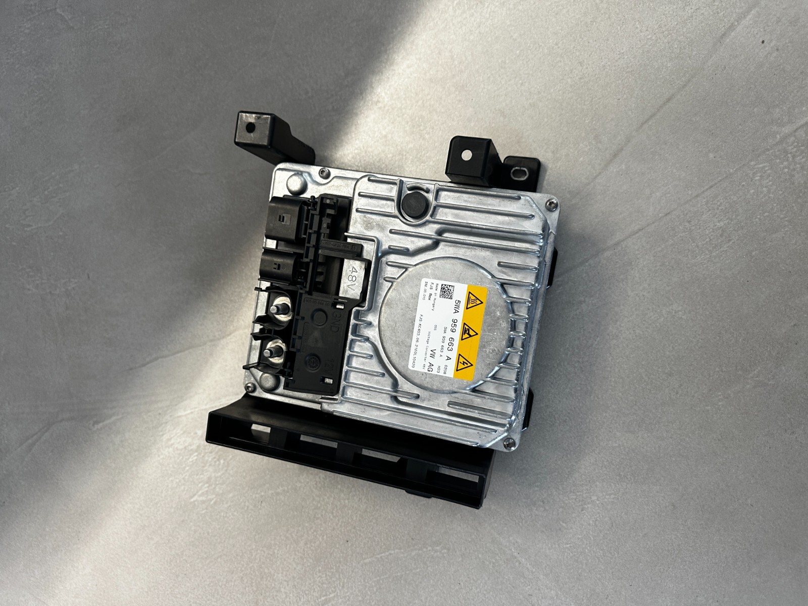 VW AUDI SKODA SPANNUNGSWANDLER STEUERGERÄT 12DC/48DC 5WA959663A Fast Neu DemTest - Obrázek 12