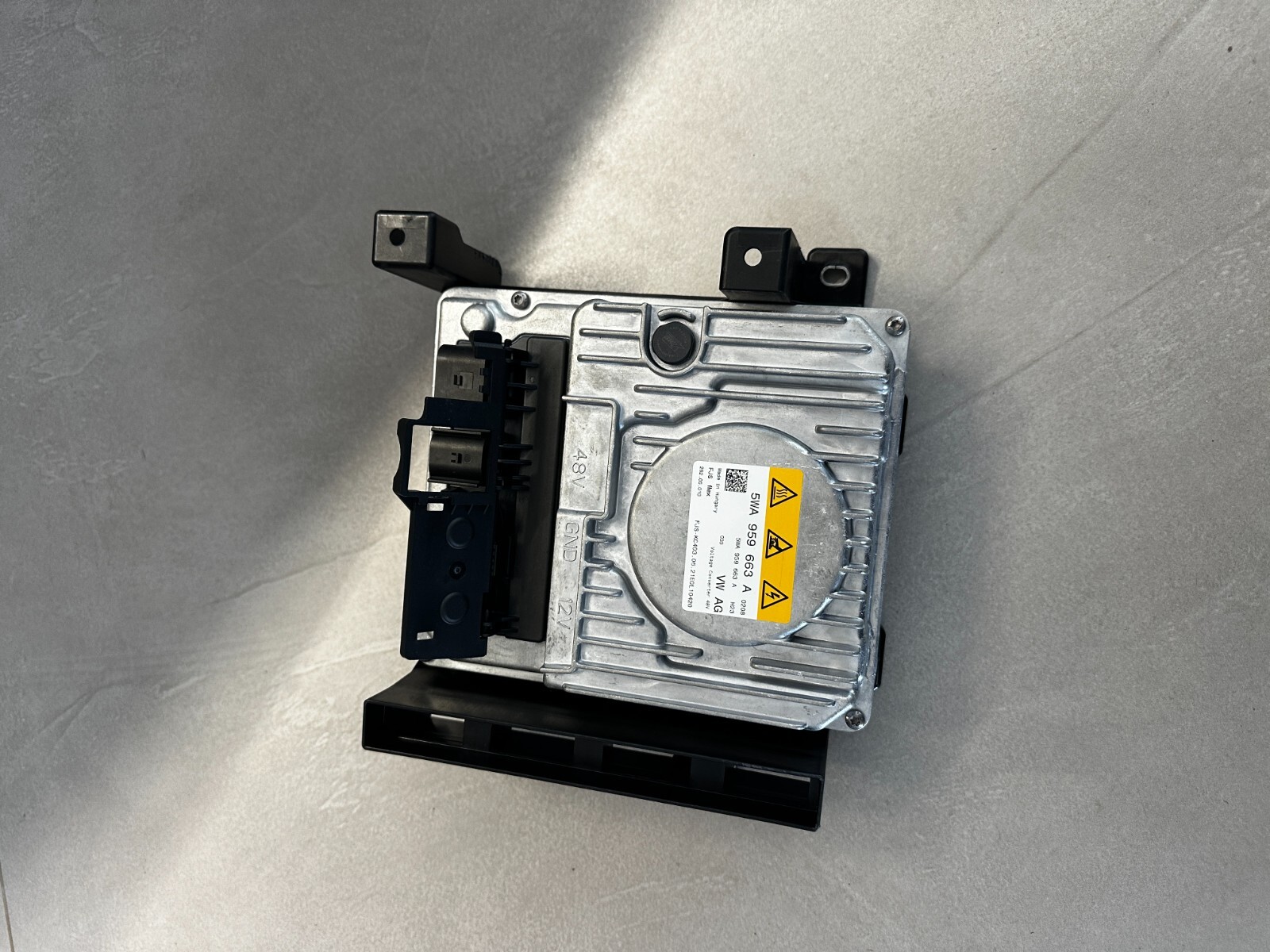 VW AUDI SKODA SPANNUNGSWANDLER STEUERGERÄT 12DC/48DC 5WA959663A Fast Neu DemTest - Obrázek 13