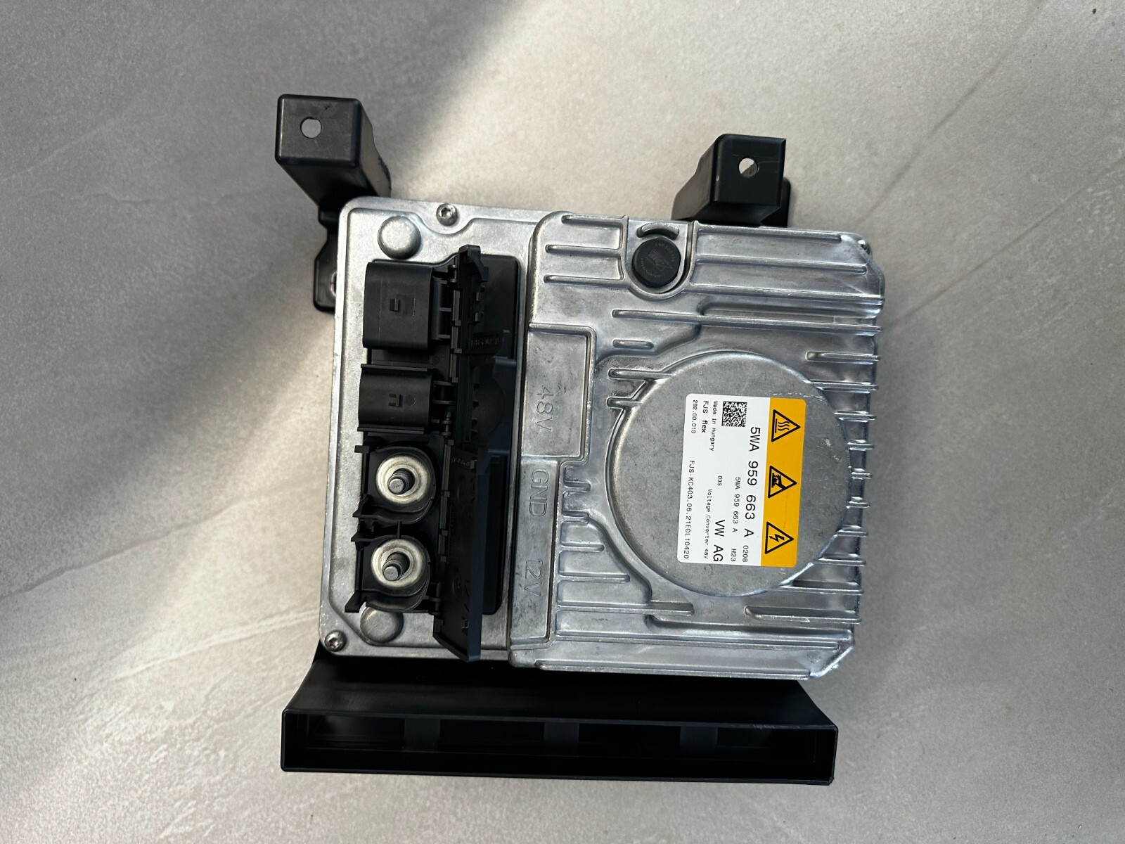 VW AUDI SKODA SPANNUNGSWANDLER STEUERGERÄT 12DC/48DC 5WA959663A Fast Neu DemTest - Obrázek 14