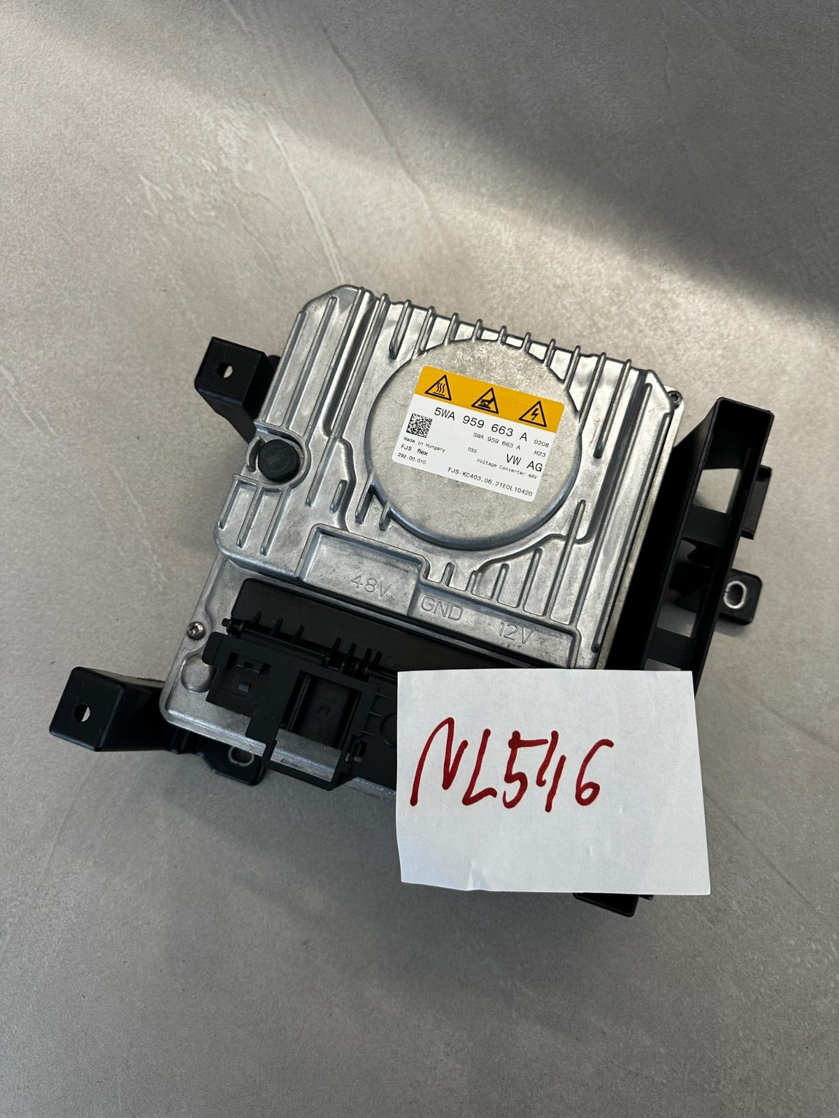 VW AUDI SKODA SPANNUNGSWANDLER STEUERGERÄT 12DC/48DC 5WA959663A Fast Neu DemTest - Obrázek 18