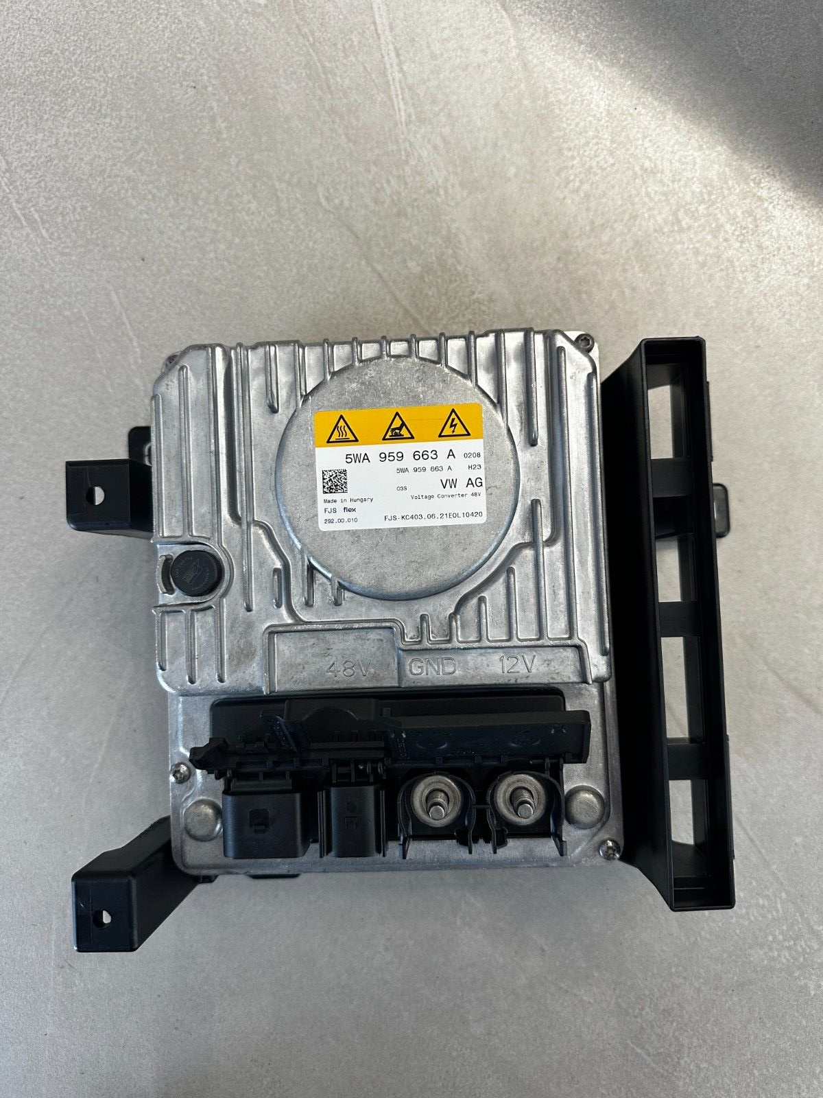 VW AUDI SKODA SPANNUNGSWANDLER STEUERGERÄT 12DC/48DC 5WA959663A Fast Neu DemTest - Obrázek 4