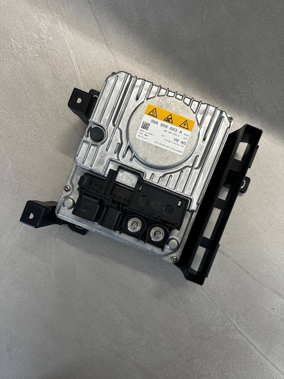 VW AUDI SKODA SPANNUNGSWANDLER STEUERGERÄT 12DC/48DC 5WA959663A Fast Neu DemTest - Obrázek 9