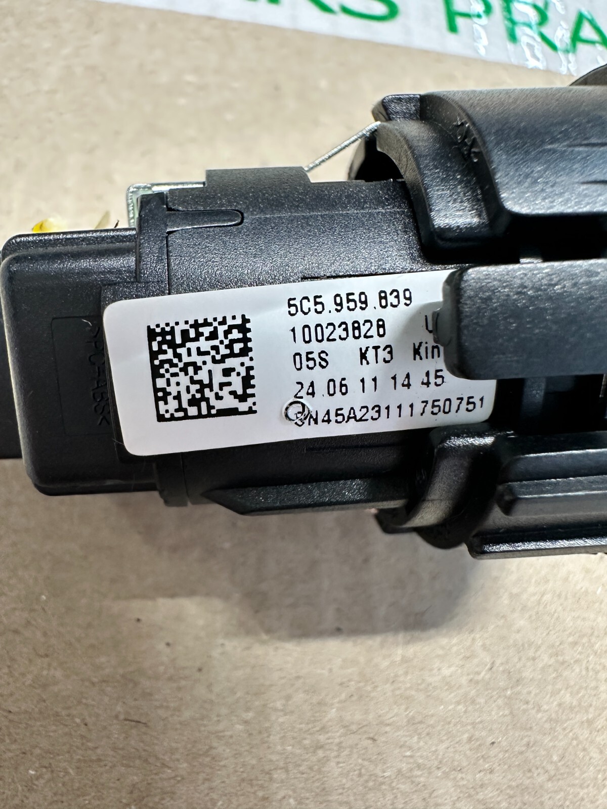 VW BEETLE CABRIO TASTER START STOP 5C5959839 FAST NEU TEIL DEM V TEST WAGEN - Obrázek 3