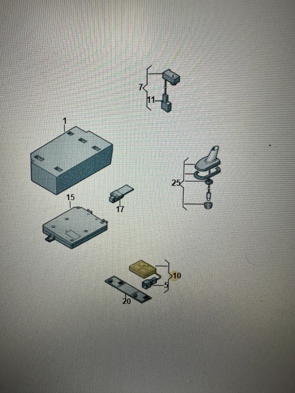 VW GOLF PASSAT TIGUAN +...BEDIENEINHEIT FREISPRECHEINRICHTUNG 3AA035624 Fast Neu - Obrázek 4