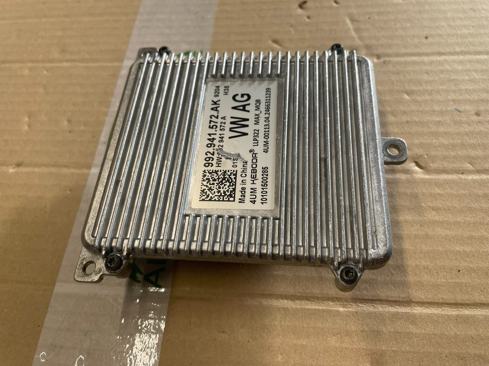 VW GOLF SEAT LEON FORMENTOR SCHEINWERFER STEUERGERÄT 992941572AK TEST CAR DEMONT - Obrázek 8