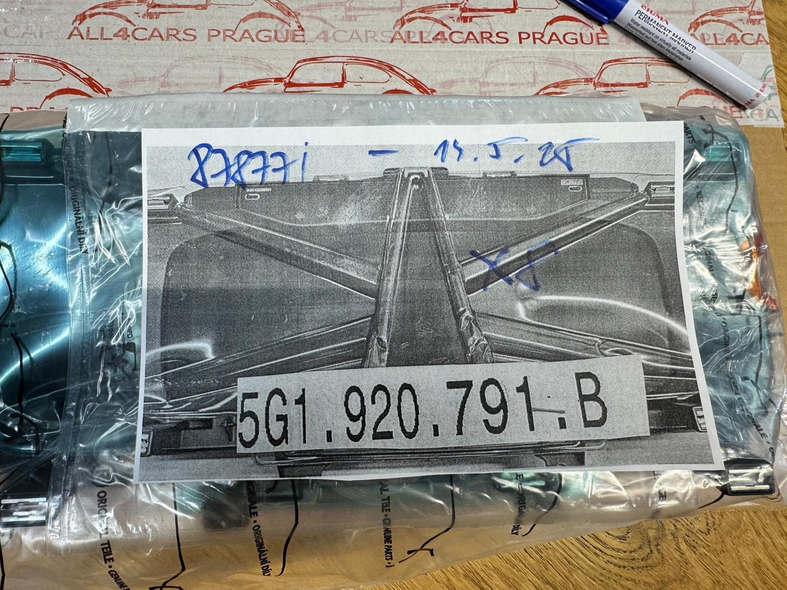 VW GOLF VII KOMBIINSTRUMENT TACHO VIRTUAL COCKPIT 5G1920791B ORIG.NEU!! 0-KM - Obrázek 15