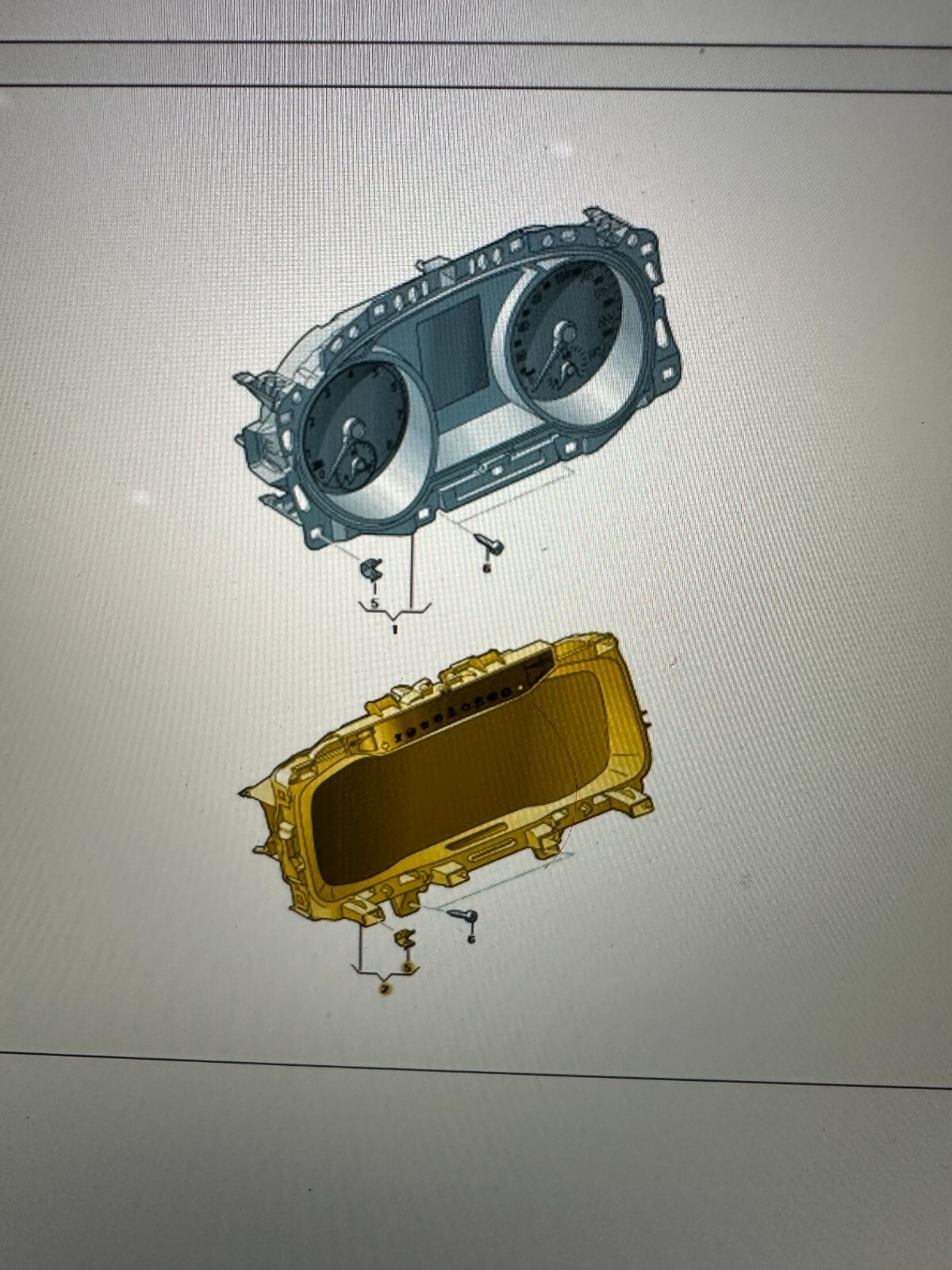 VW GOLF VII KOMBIINSTRUMENT TACHO VIRTUAL COCKPIT 5G1920791B ORIG.NEU!! 0-KM - Obrázek 18