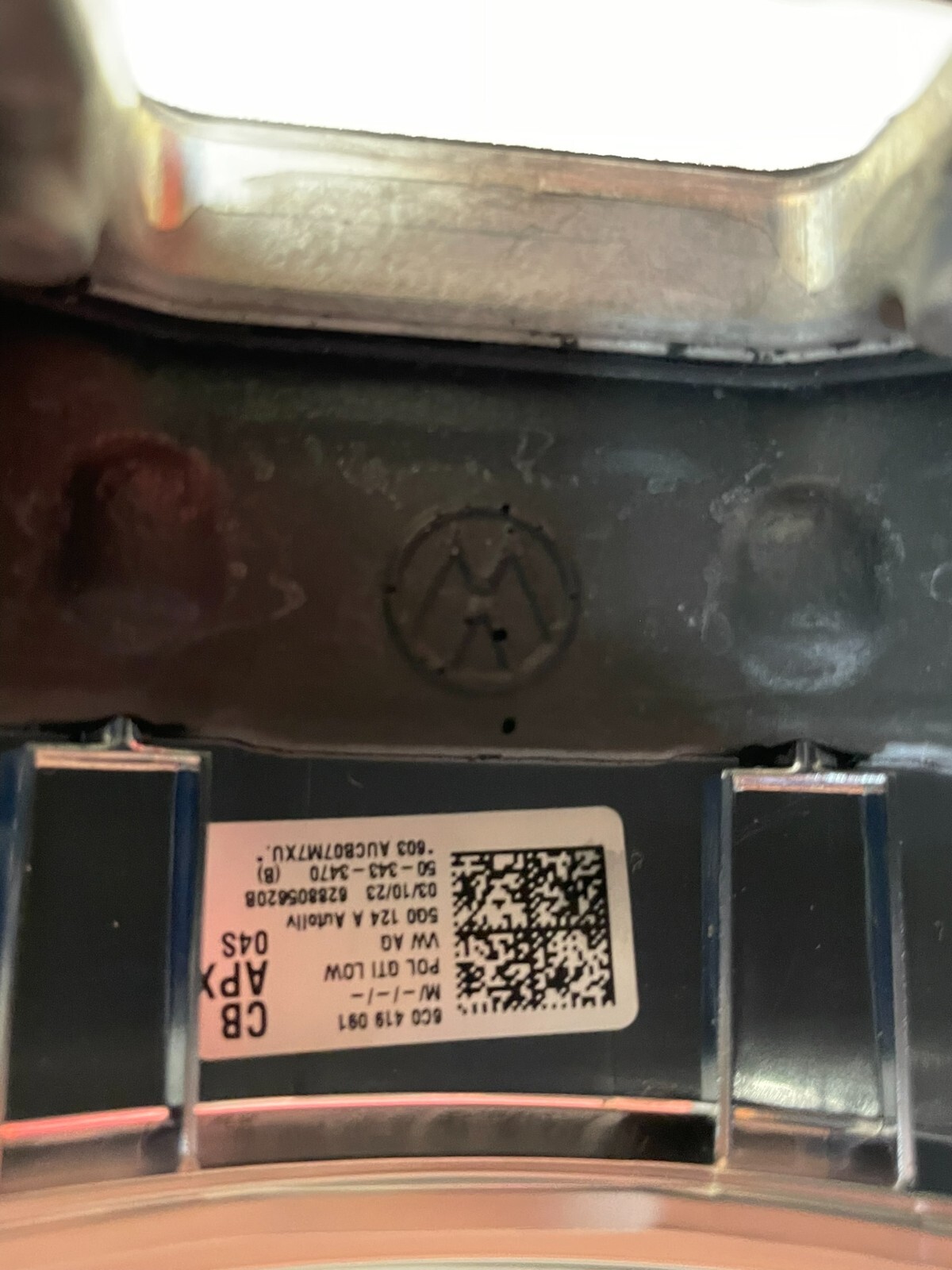 VW GTI LENKRAD VW UP GTI SPORT MULTIFUNKTIONAL LEDER LENKRAD 6C0419091CB Fast Ne - Obrázek 4