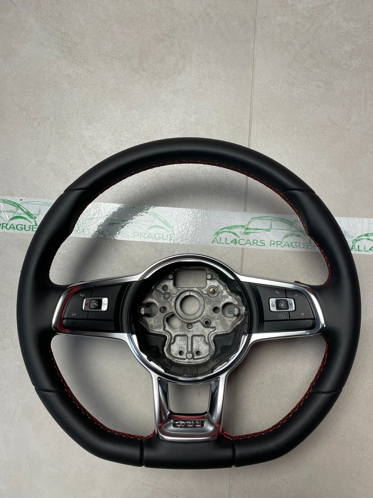 VW GTI LENKRAD VW UP GTI SPORT MULTIFUNKTIONAL LEDER LENKRAD 6C0419091CB Fast Ne - Obrázek 7