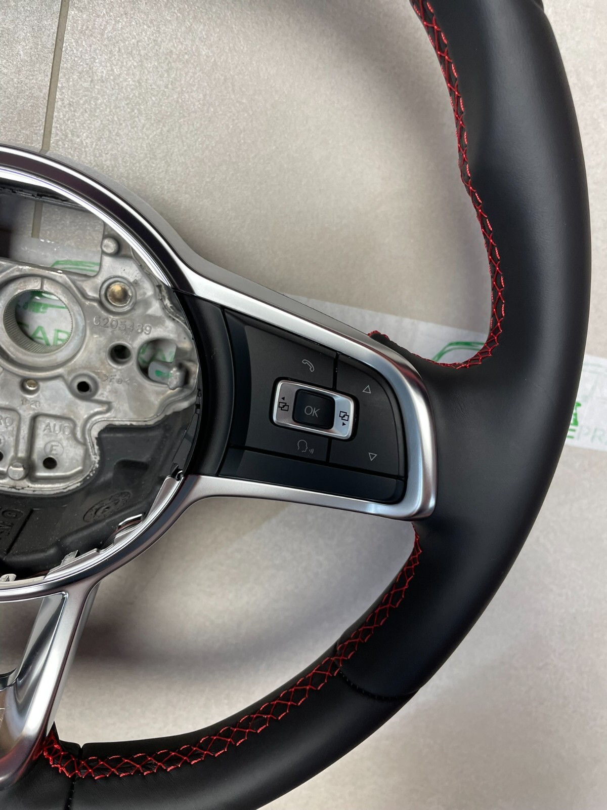 VW GTI LENKRAD VW UP GTI SPORT MULTIFUNKTIONAL LEDER LENKRAD 6C0419091CB Fast Ne - Obrázek 10