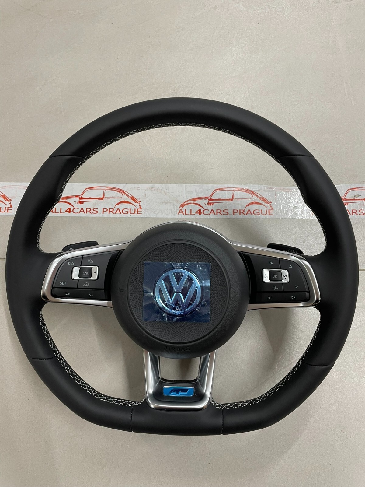 VW LENKRAD R SPORT LEDER KOMPLET GOLF 7/ARTEON/PASSAT/TIGUAN 5G0419091JF ORG.NEU