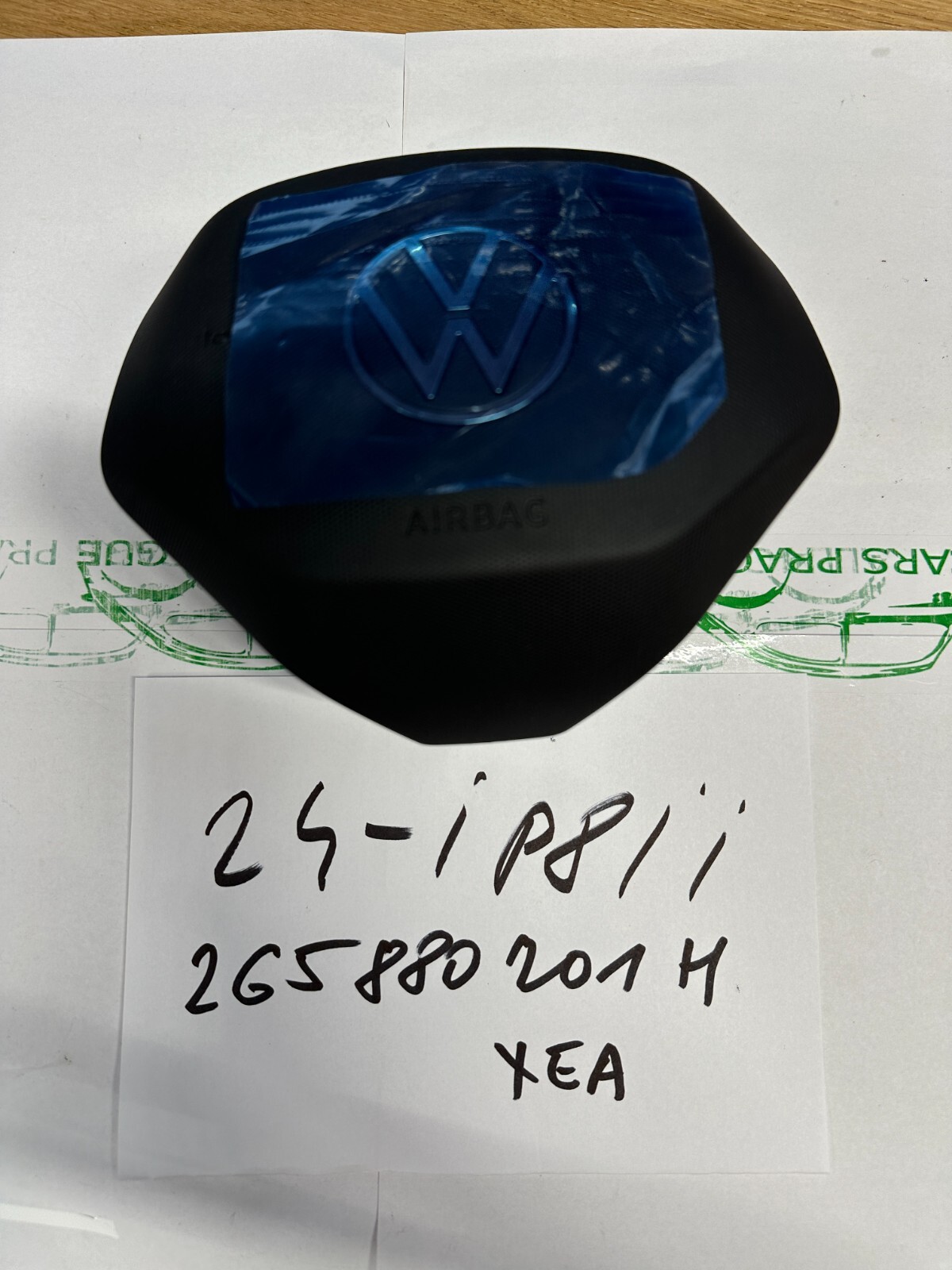 VW NIVUS A.I.R.B.A.G LENKRAD 2G5880201H / 2G5 880 201 H ORIGINAL NEU - Obrázek 11