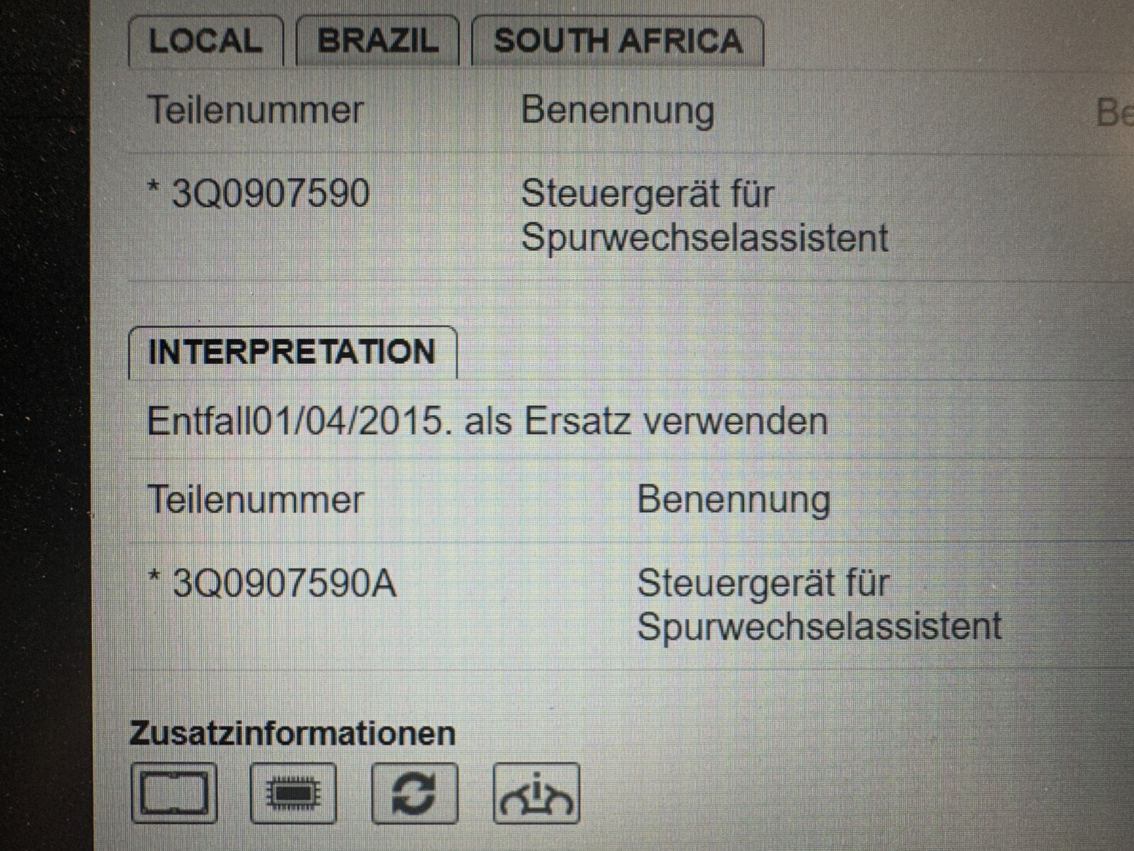 VW PASSAT 3G STEUERGERÄT SPURWECHSELASSISTENT SLAVE LINKS 3Q0907590 ORIG. - Obrázek 6