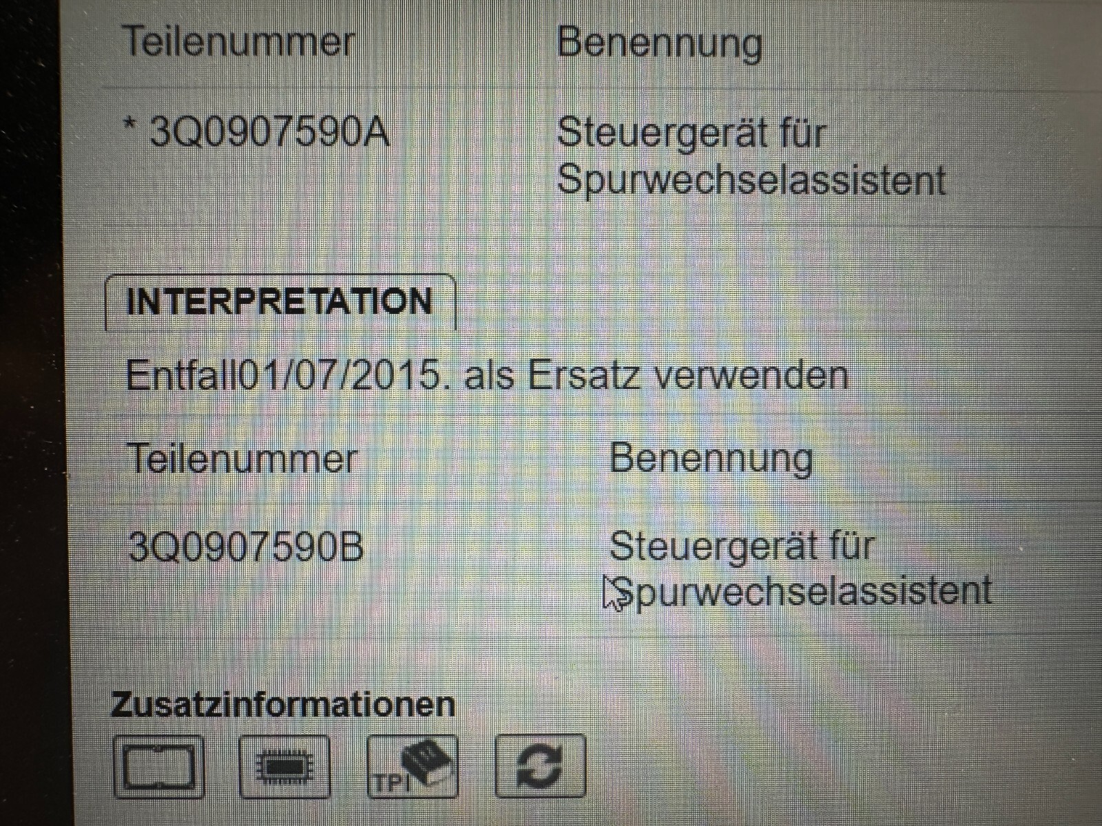VW PASSAT 3G STEUERGERÄT SPURWECHSELASSISTENT SLAVE LINKS 3Q0907590 ORIG. - Obrázek 7