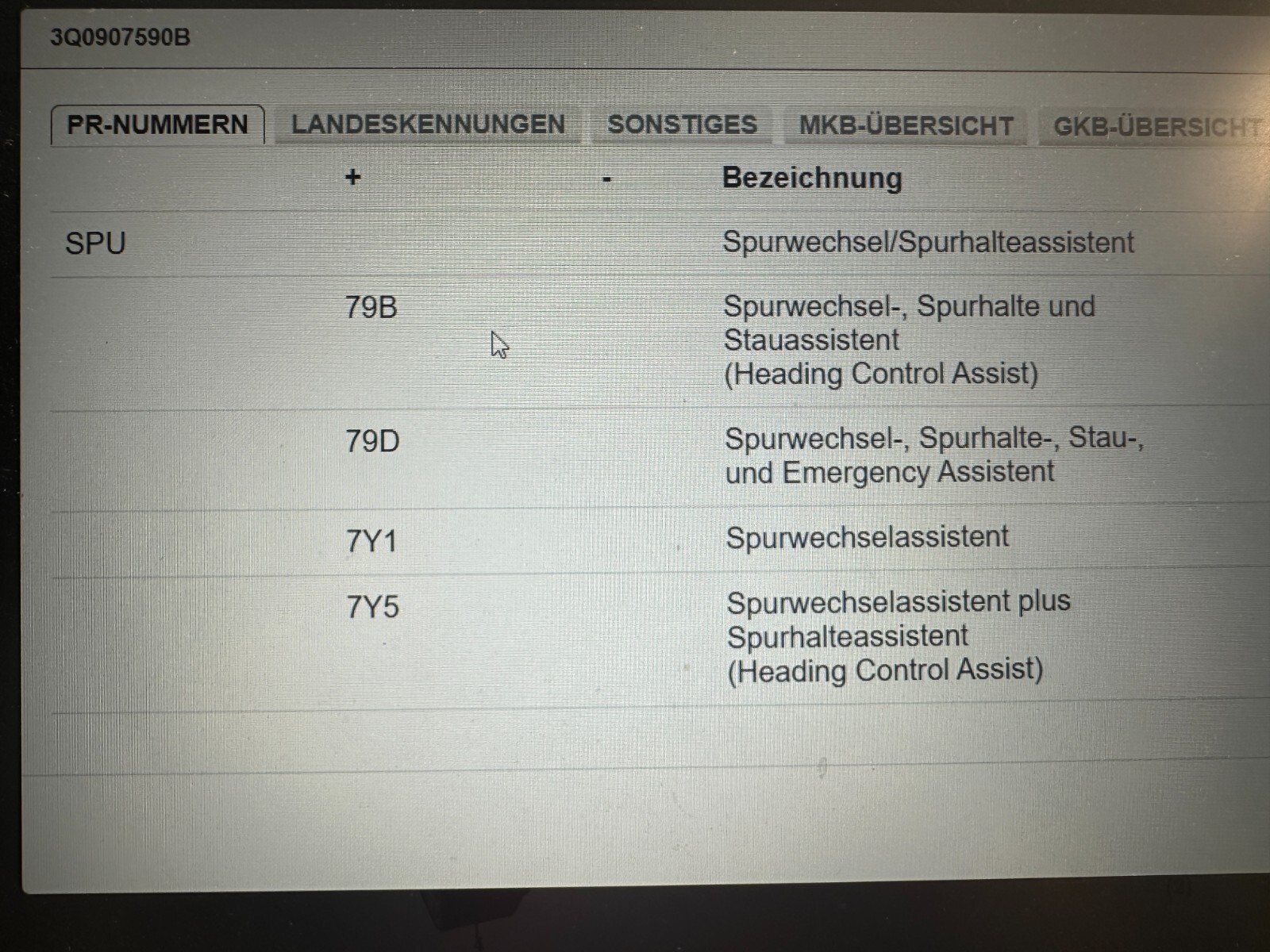 VW PASSAT 3G STEUERGERÄT SPURWECHSELASSISTENT SLAVE LINKS 3Q0907590 ORIG. - Obrázek 8