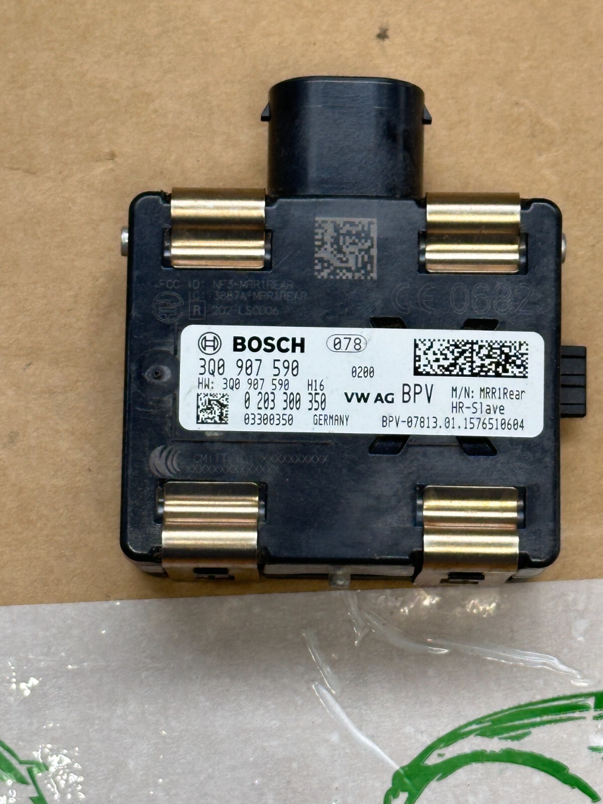 VW PASSAT 3G STEUERGERÄT SPURWECHSELASSISTENT SLAVE LINKS 3Q0907590 ORIG.