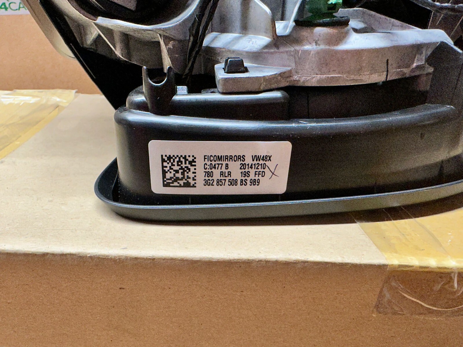 VW PASSAT B8 3G AUßEN SPIEGEL FÜR KAMERAAUSRÜSTUNG R. RHD 3G2857508BS ORIG. NEU - Obrázek 3