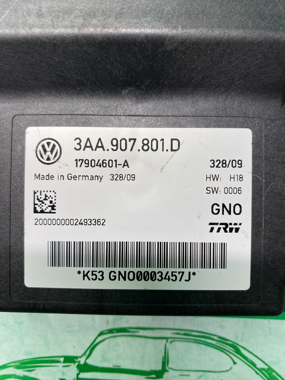 VW PASSAT CC, SHARAN, TIGUAN STEUERGERÄT ELEKTR. HANDBREMSE 3AA907801D ORIG.NEU! - Obrázek 3