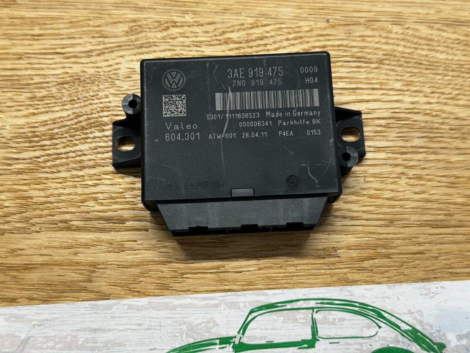 VW PASSAT CC STEUERGERÄT FÜR EINPARKHILFE 3AE919475 ORIG.VW TEIL - Obrázek 13