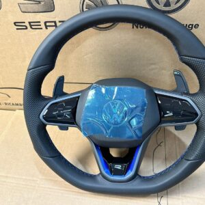 VW R-LENKRAD R-TASTER LEDER BEHEIZ ARTEON GOLF TIGUAN 3G8419089B KOMPLET NEU