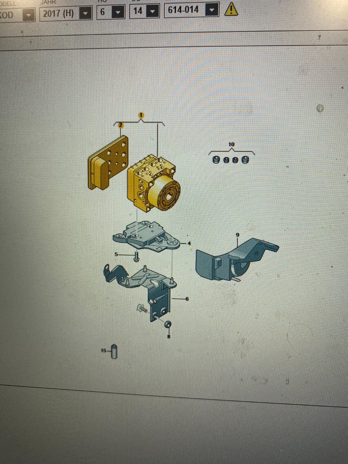 VW SKODA AUDI SEAT ABS PUME ABS STEUERGERÄT KOMPLET 5Q0614517GB ORIGINAL NEU ! - Obrázek 13