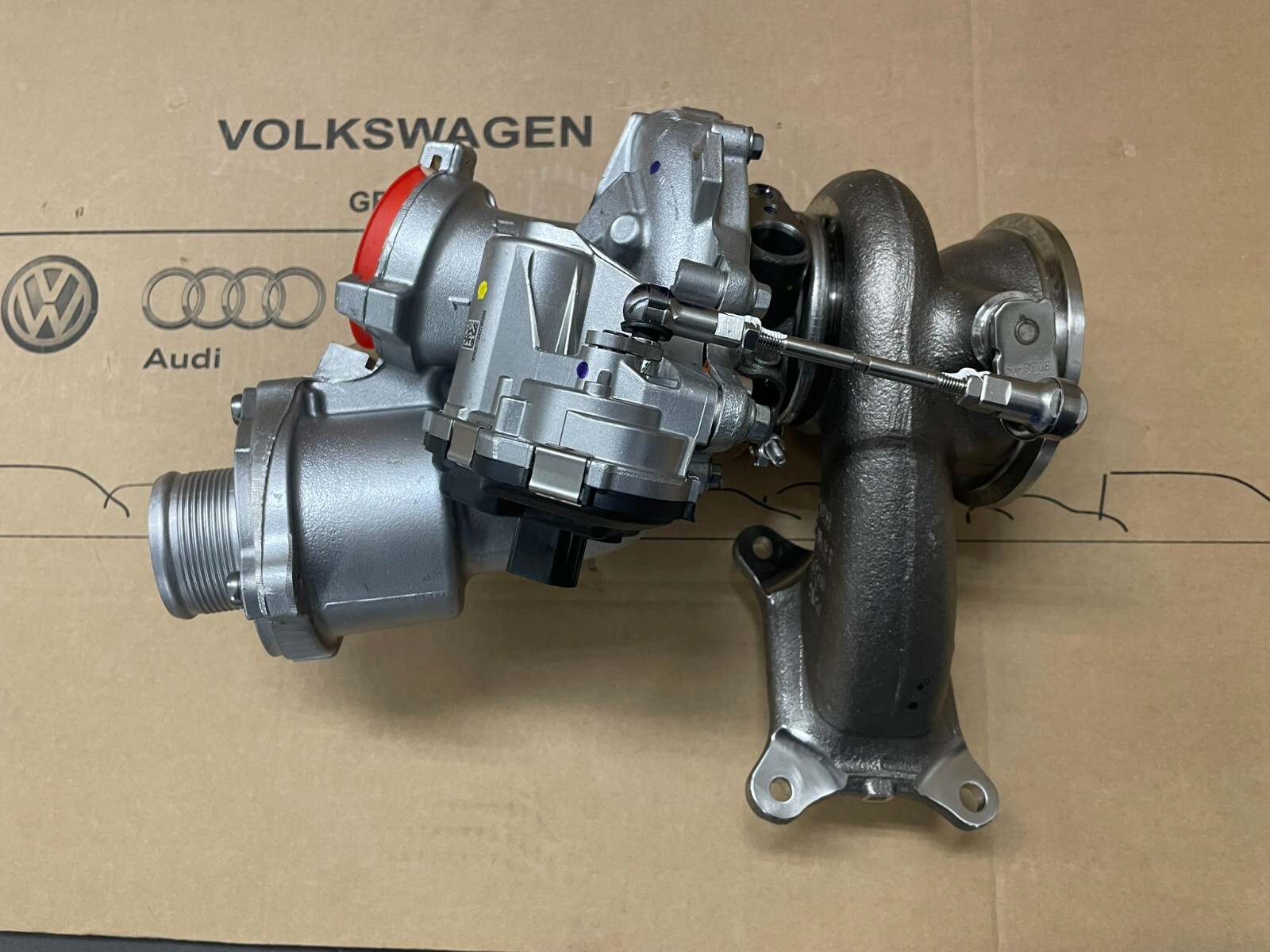 VW ŠKODA AUDI SEAT TURBOLADER 2.0 TFSI ABGASTURBOLADER 06Q145702C ORIG. FAST NEU - Obrázek 13