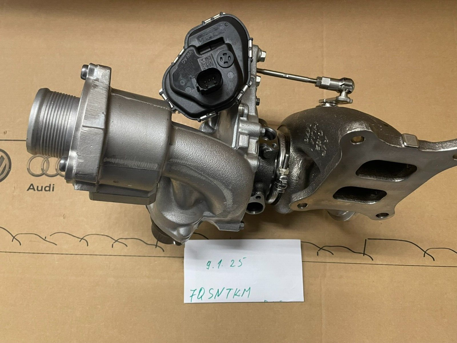 VW ŠKODA AUDI SEAT TURBOLADER 2.0 TFSI ABGASTURBOLADER 06Q145702C ORIG. FAST NEU - Obrázek 19