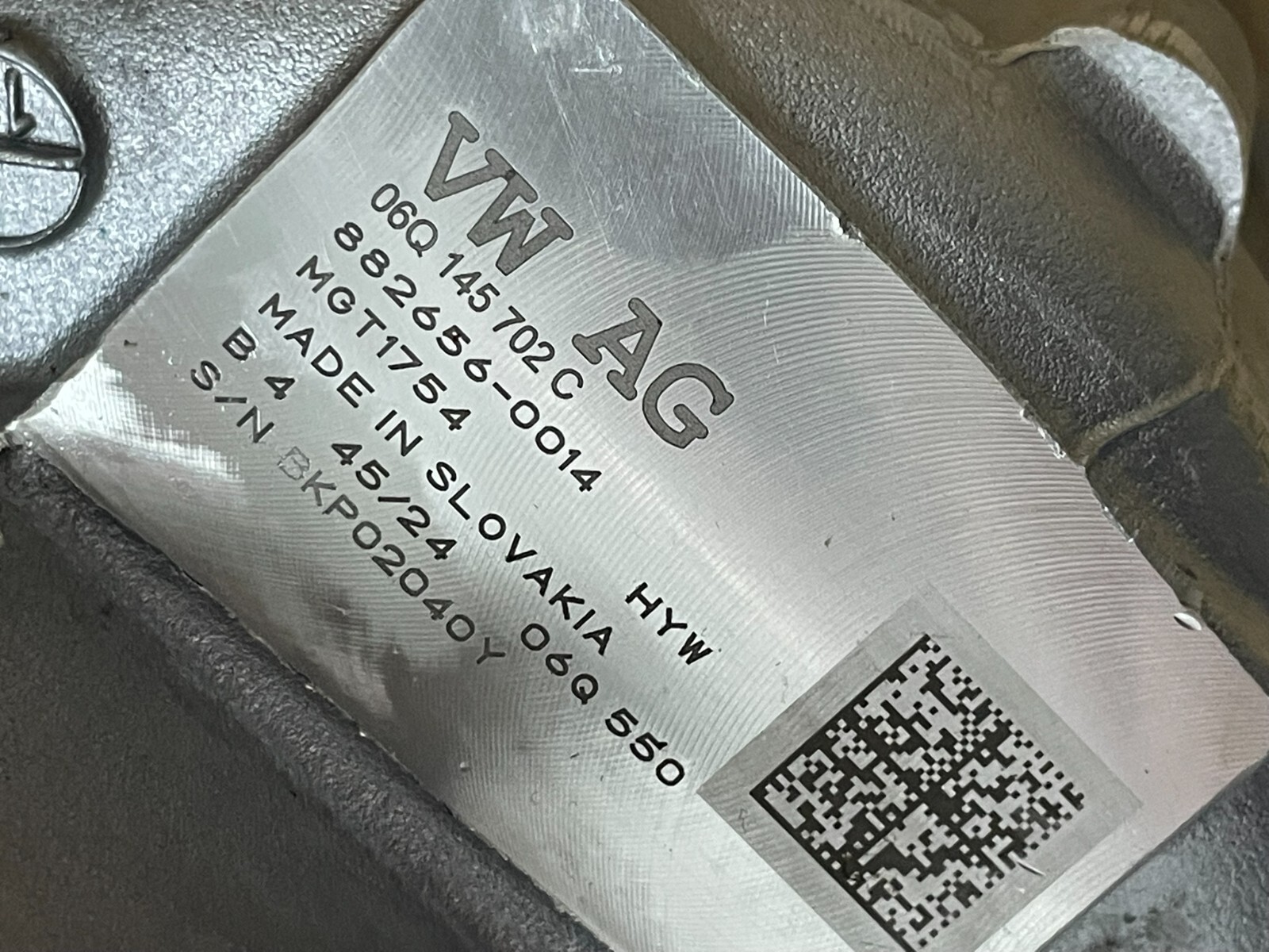 VW ŠKODA AUDI SEAT TURBOLADER 2.0 TFSI ABGASTURBOLADER 06Q145702C ORIG. FAST NEU - Obrázek 3