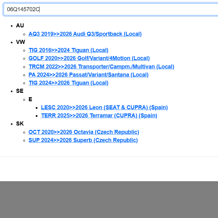VW ŠKODA AUDI SEAT TURBOLADER 2.0 TFSI ABGASTURBOLADER 06Q145702C ORIG. FAST NEU - Obrázek 7