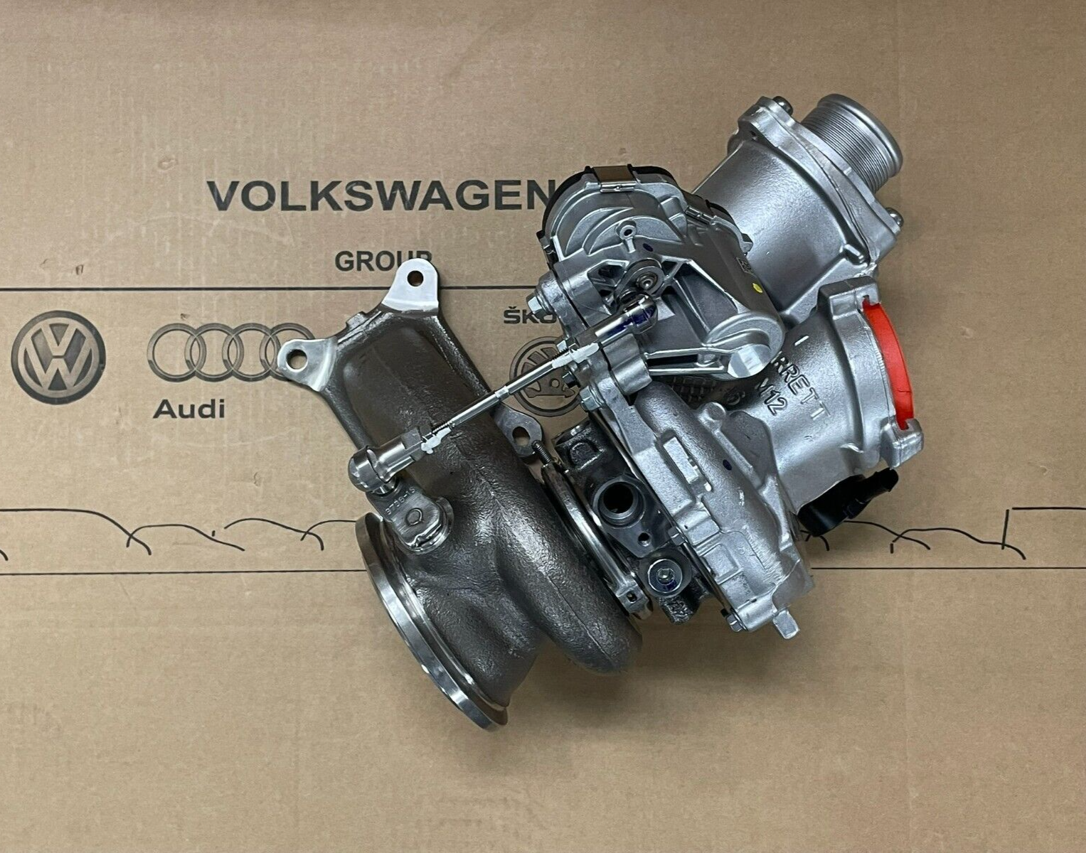 VW ŠKODA AUDI SEAT TURBOLADER 2.0 TFSI ABGASTURBOLADER 06Q145702C ORIG. FAST NEU