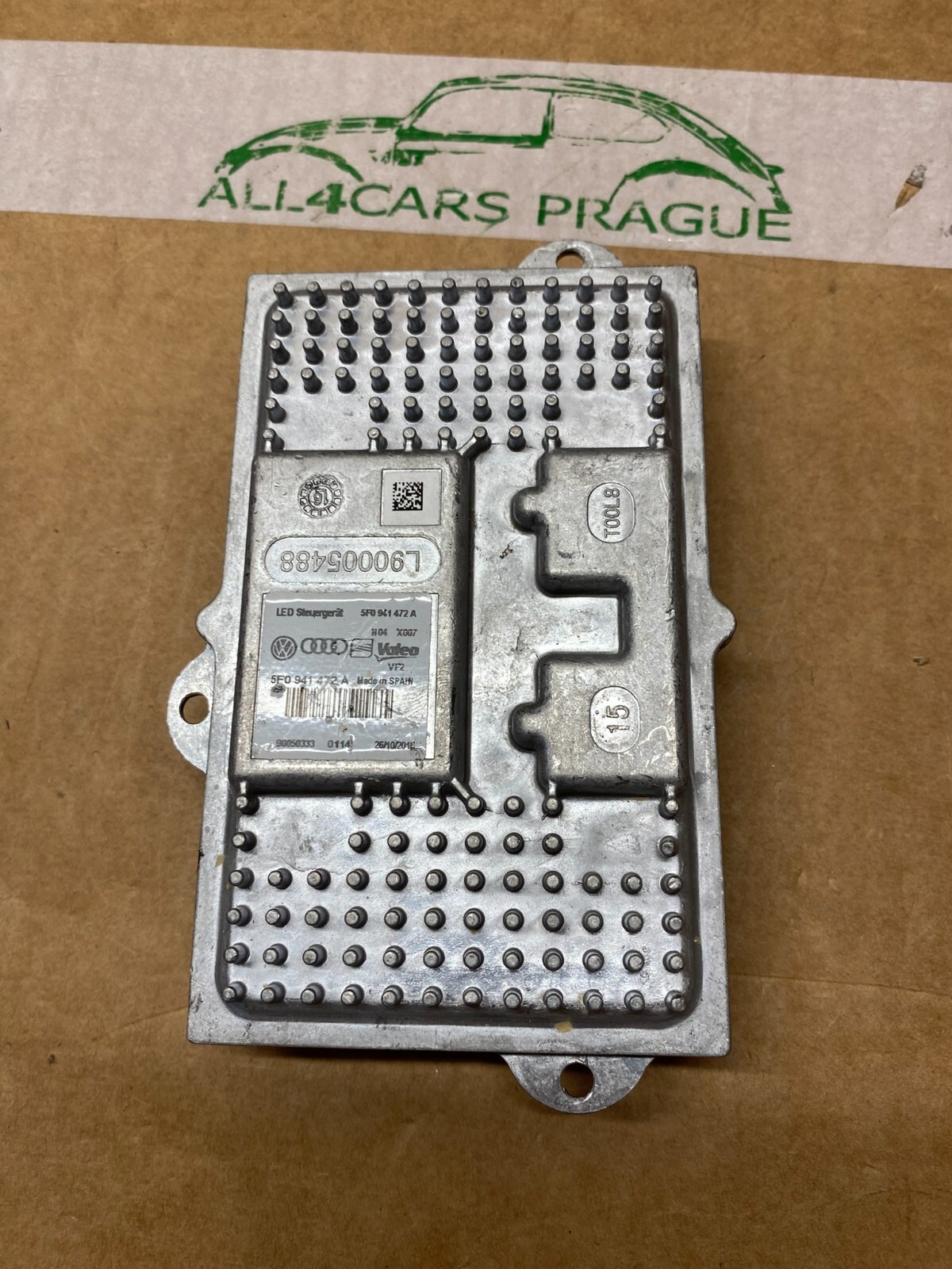 VW STEUERGERÄT FÜR LED SCHEINWERFER HAUPTLICHTMODUL 5F0941472A ORIG.NEU!! - Obrázek 6