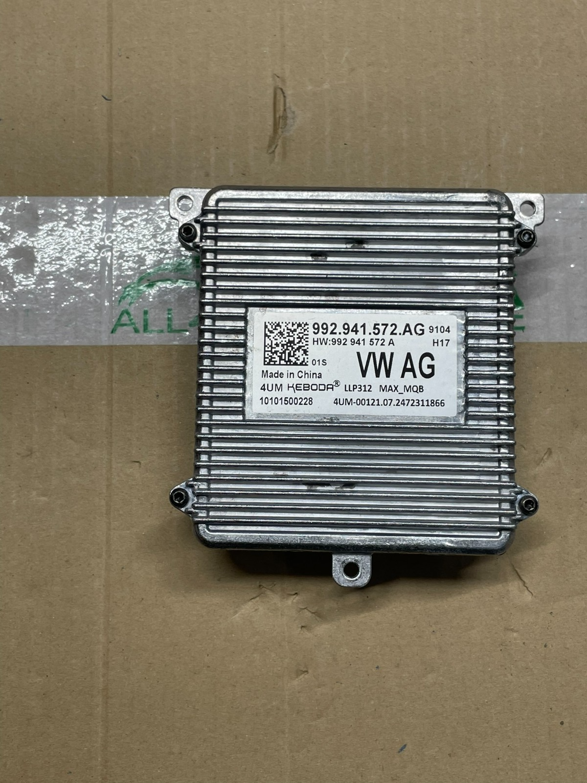 VW STEUERGERÄT FÜR SCHEINWERFER 992941592AG DEM VOM TEST WAGEN ORIG TEIL VW - Obrázek 6