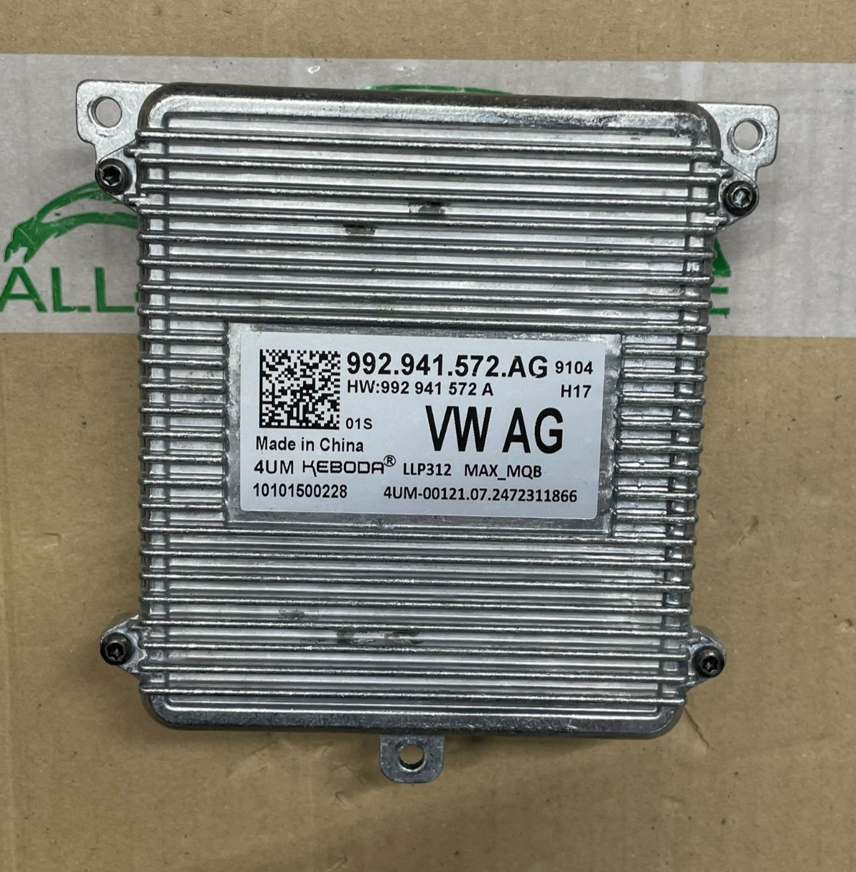 VW STEUERGERÄT FÜR SCHEINWERFER 992941592AG DEM VOM TEST WAGEN ORIG TEIL VW