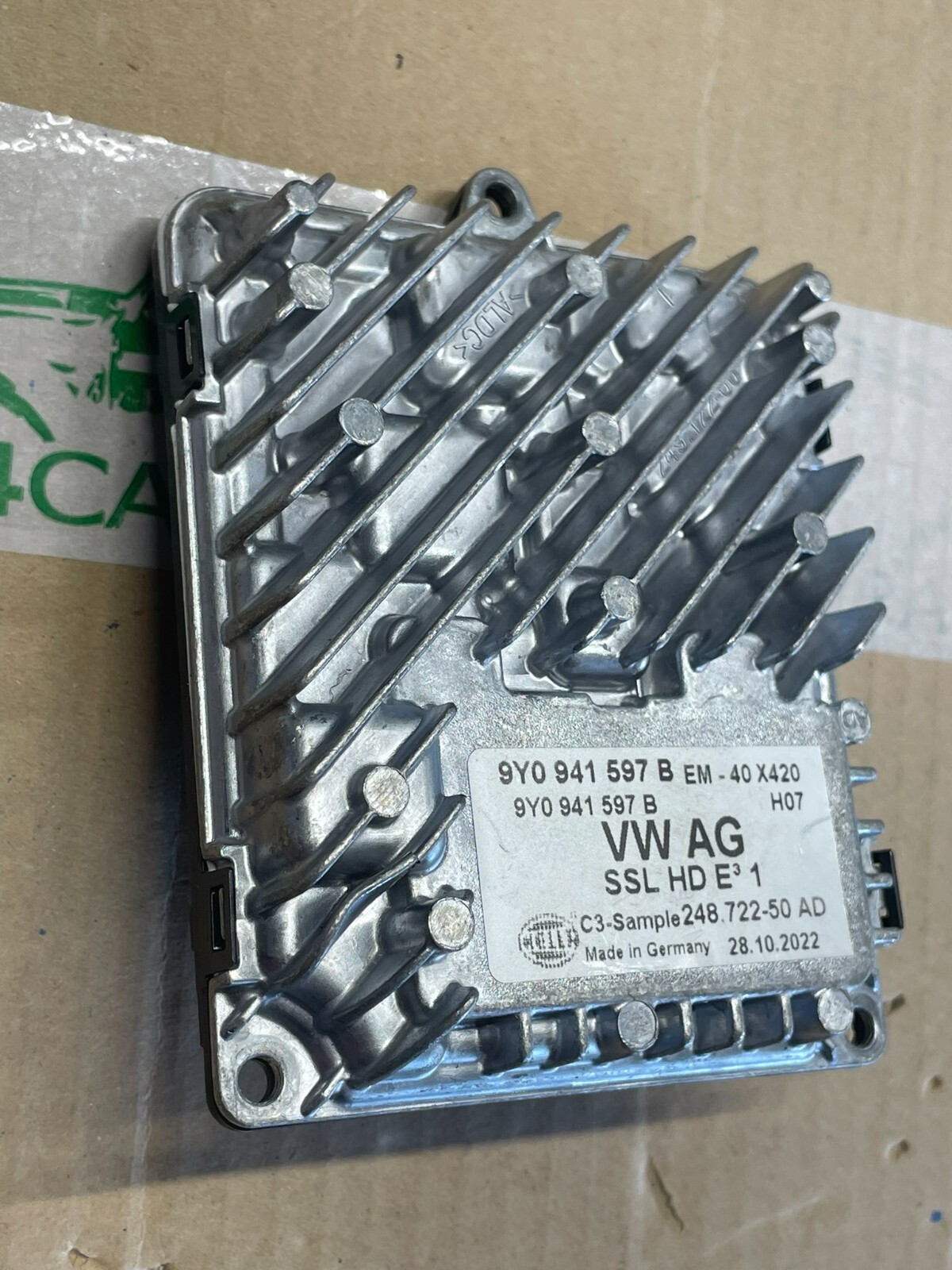 VW TIGUAN 2024 SCHEINWERFER STEUERGERÄT 9Y0941597B DEMONT VOM TEST WAGEN ORIG VW - Obrázek 11