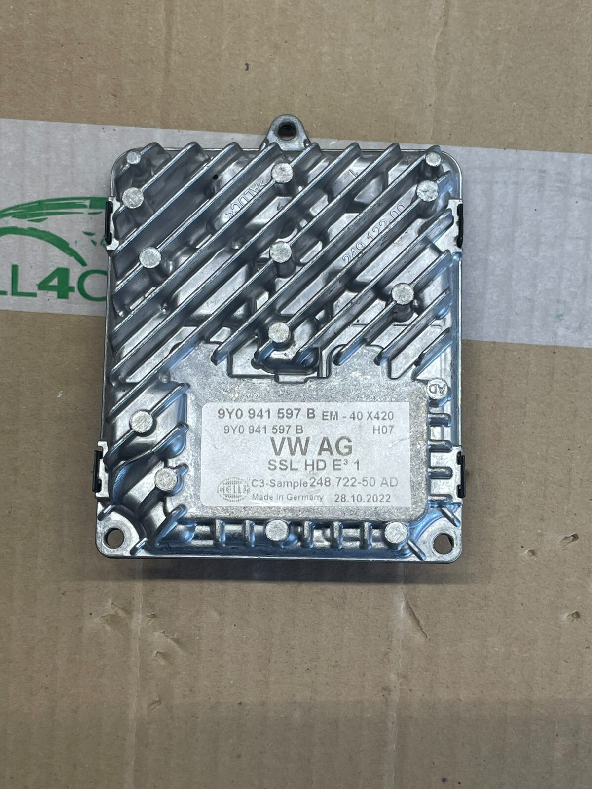 VW TIGUAN 2024 SCHEINWERFER STEUERGERÄT 9Y0941597B DEMONT VOM TEST WAGEN ORIG VW - Obrázek 7