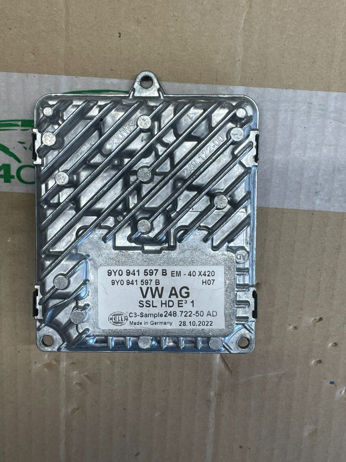 VW TIGUAN 2024 SCHEINWERFER STEUERGERÄT 9Y0941597B DEMONT VOM TEST WAGEN ORIG VW - Obrázek 8