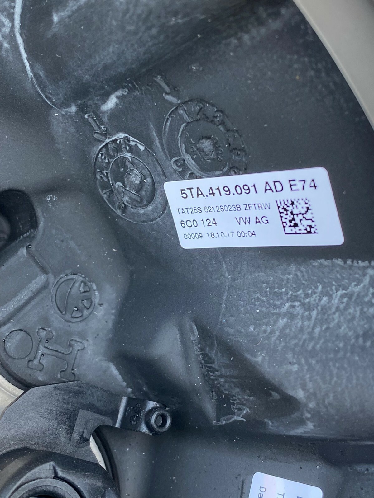 VW TIGUAN,TOURAN,T-ROC MULTIFUNKTIONSLENKRAD LEDER LENKRAD 5TA419091AD ORIG.NEU! - Obrázek 8