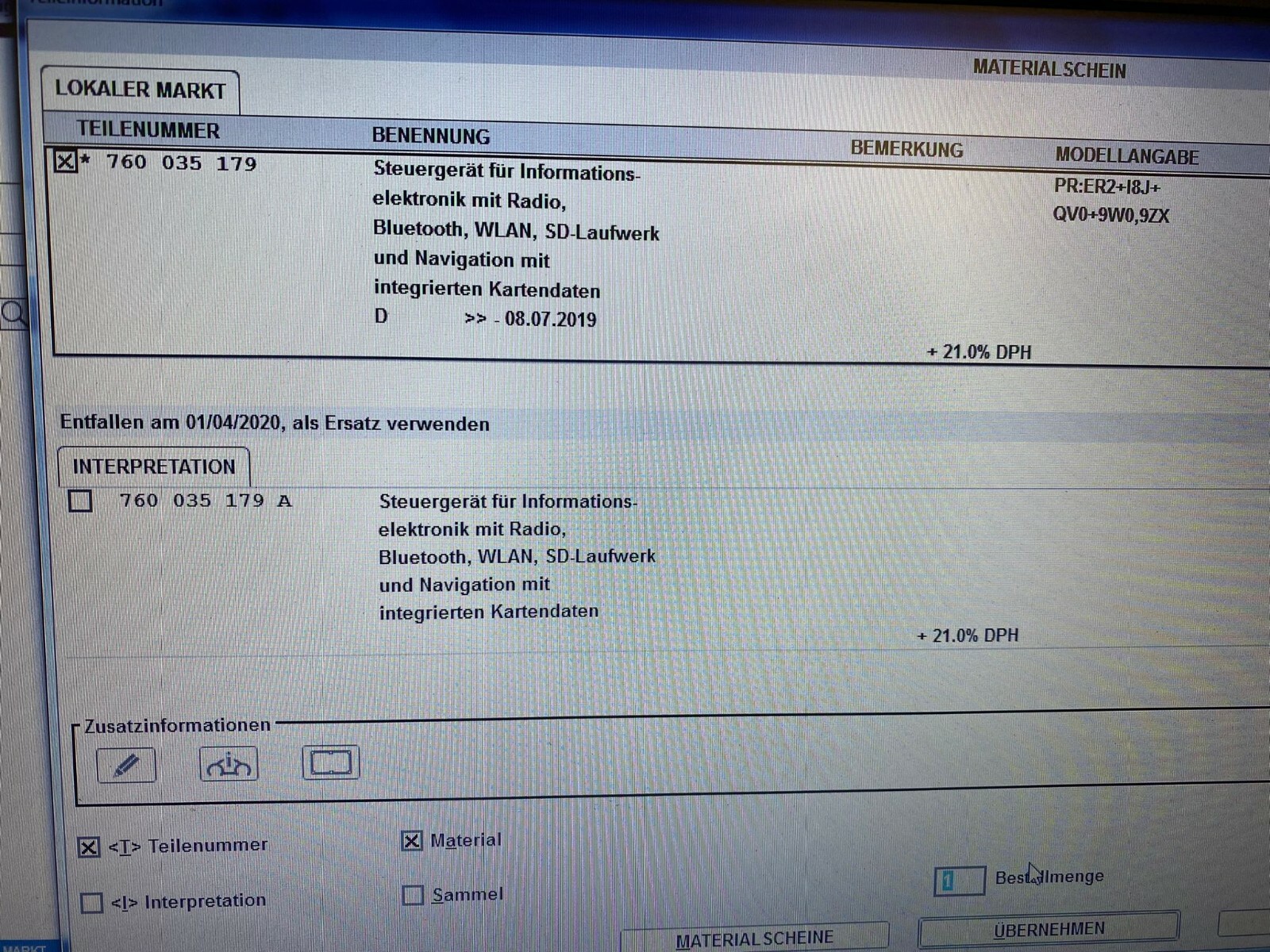 VW TOUAREG 3 STEUERGERÄT INFORMATIONSLEKTRONIK NAVI CC HIGH2+ ROW 760035179 - Obrázek 6