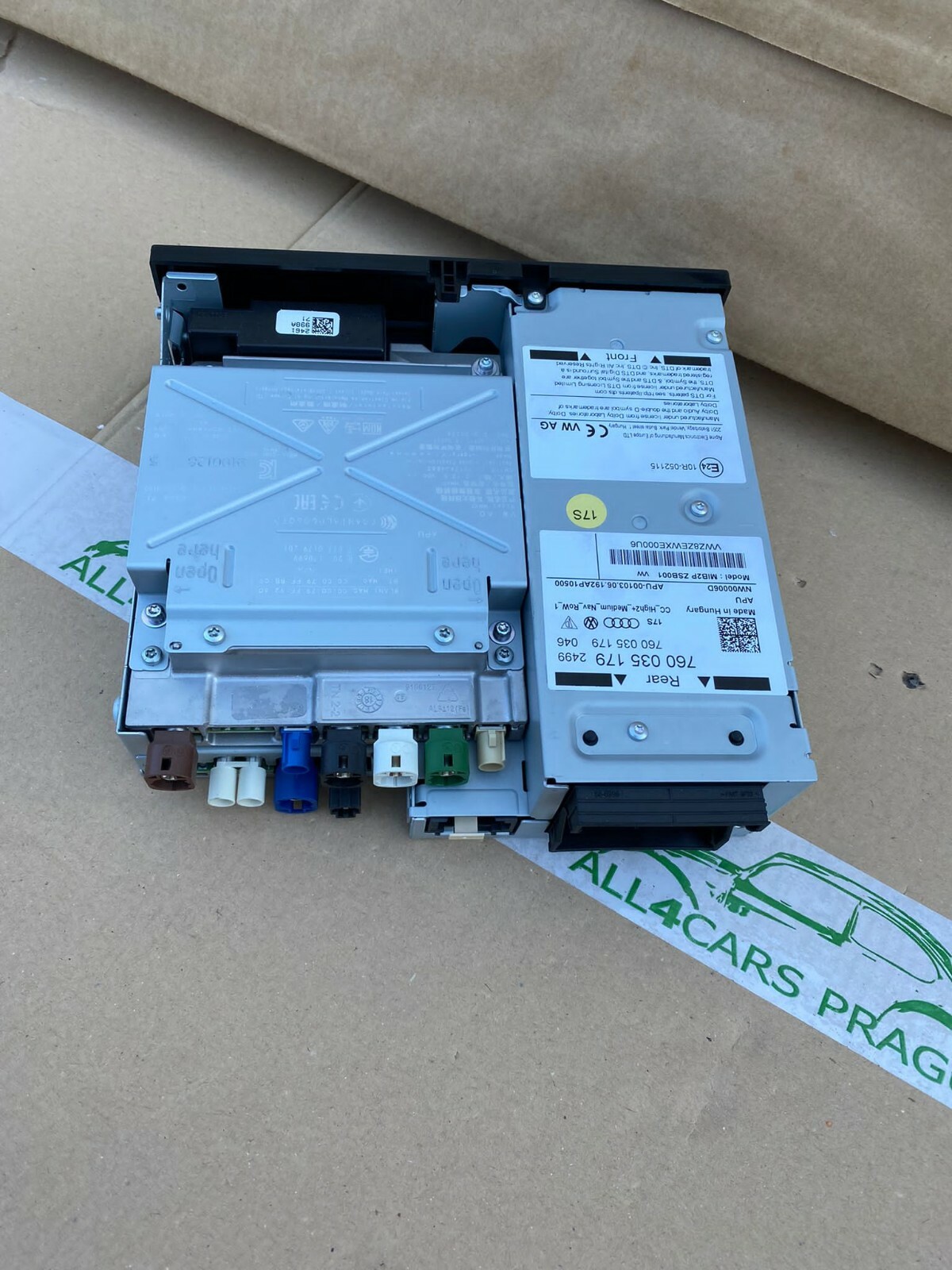 VW TOUAREG 3 STEUERGERÄT INFORMATIONSLEKTRONIK NAVI CC HIGH2+ ROW 760035179 - Obrázek 7