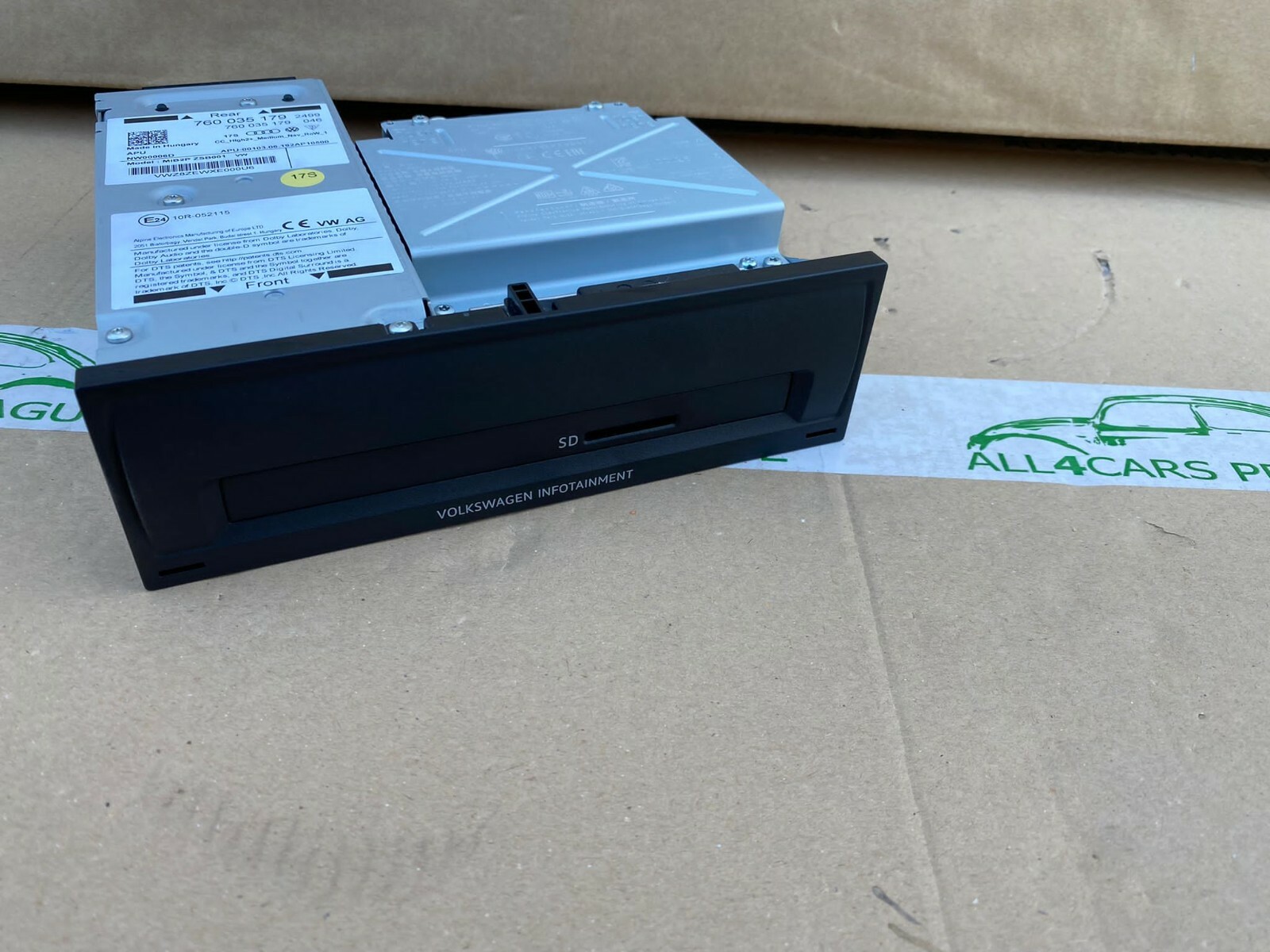 VW TOUAREG 3 STEUERGERÄT INFORMATIONSLEKTRONIK NAVI CC HIGH2+ ROW 760035179