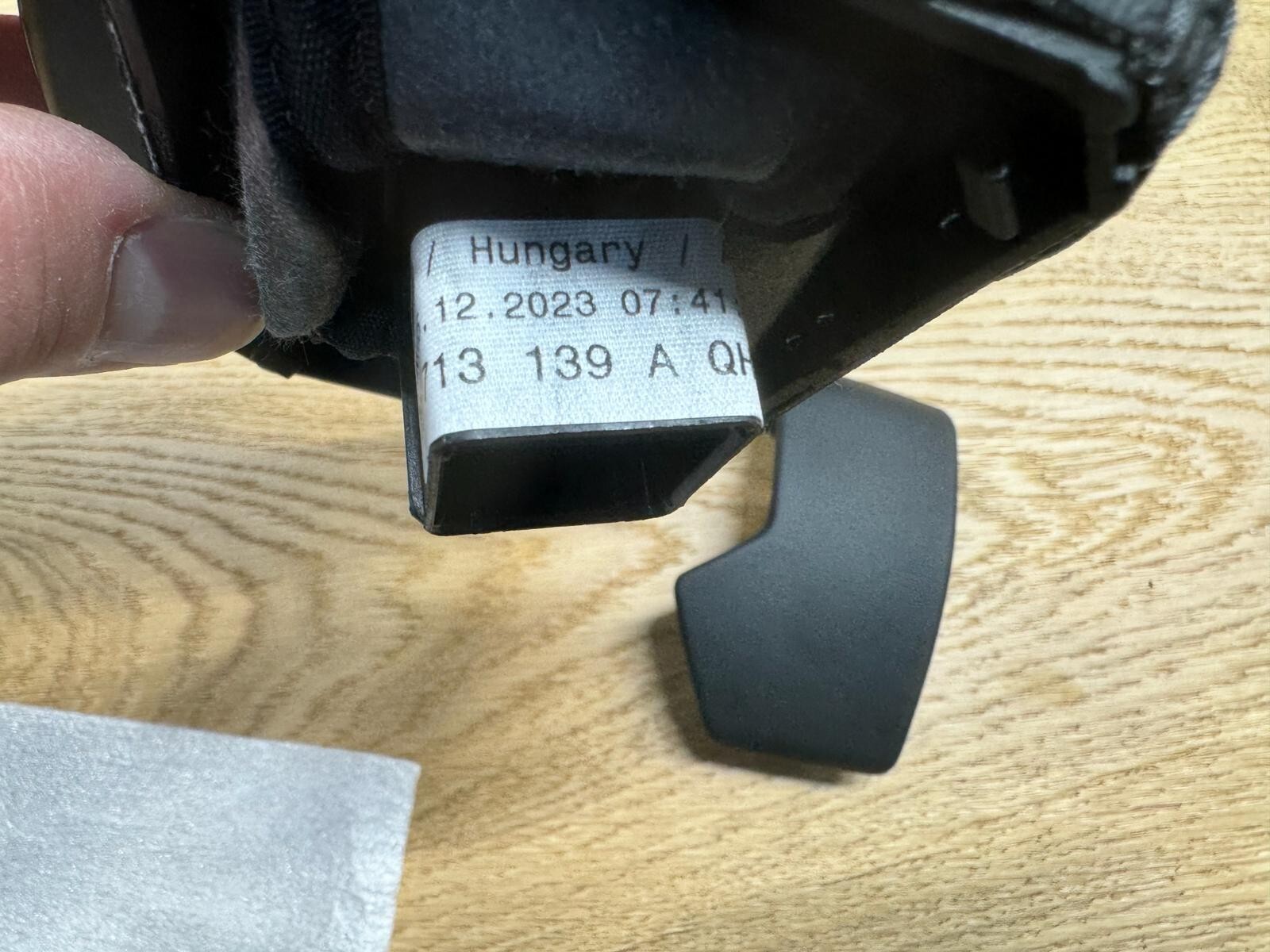 VW TOUAREG CR7 SCHALTKNAUF SCHALTHEBEL LEDER SCHWARZ 761713139A - 761713140 NEU - Obrázek 12