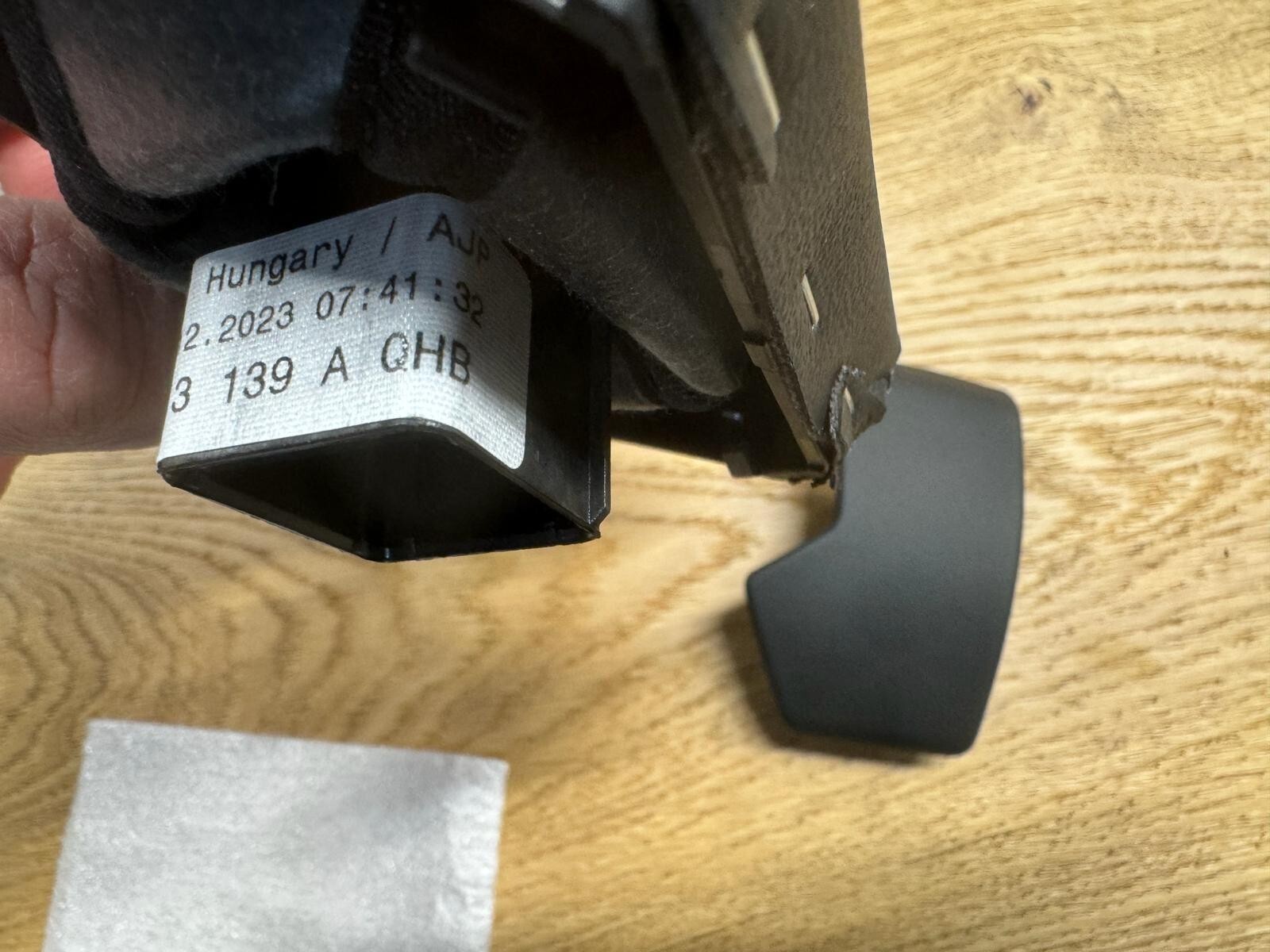 VW TOUAREG CR7 SCHALTKNAUF SCHALTHEBEL LEDER SCHWARZ 761713139A - 761713140 NEU - Obrázek 14