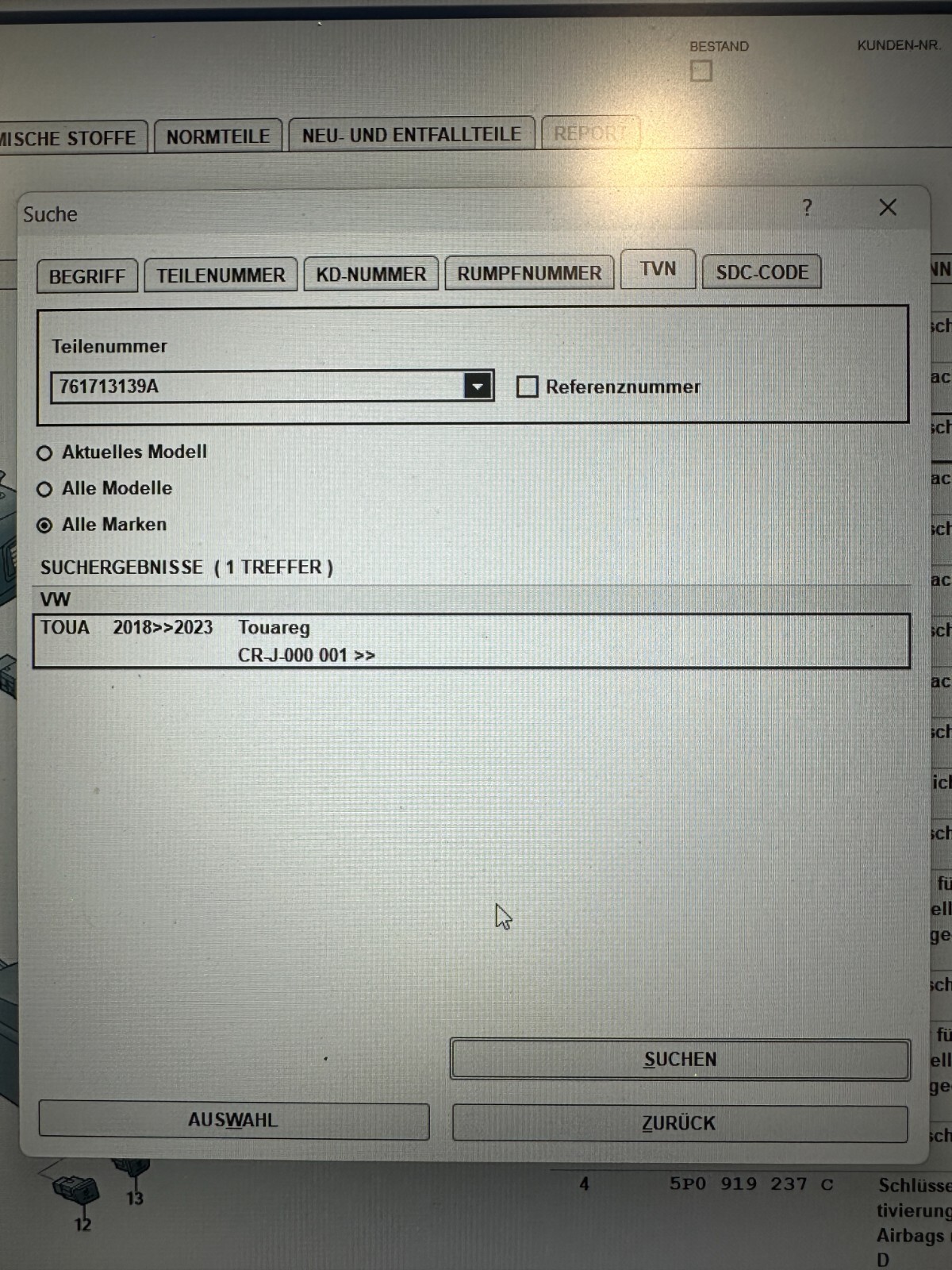 VW TOUAREG CR7 SCHALTKNAUF SCHALTHEBEL LEDER SCHWARZ 761713139A - 761713140 NEU - Obrázek 15